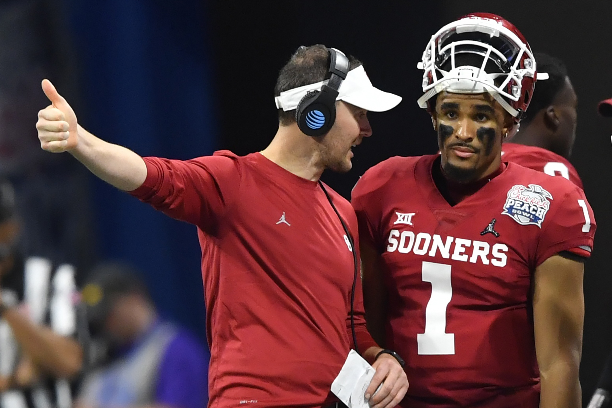 Oklahoma's Lincoln Riley on Eagles' Jalen Hurts: 'He's experienced a lot  for a guy his age' 