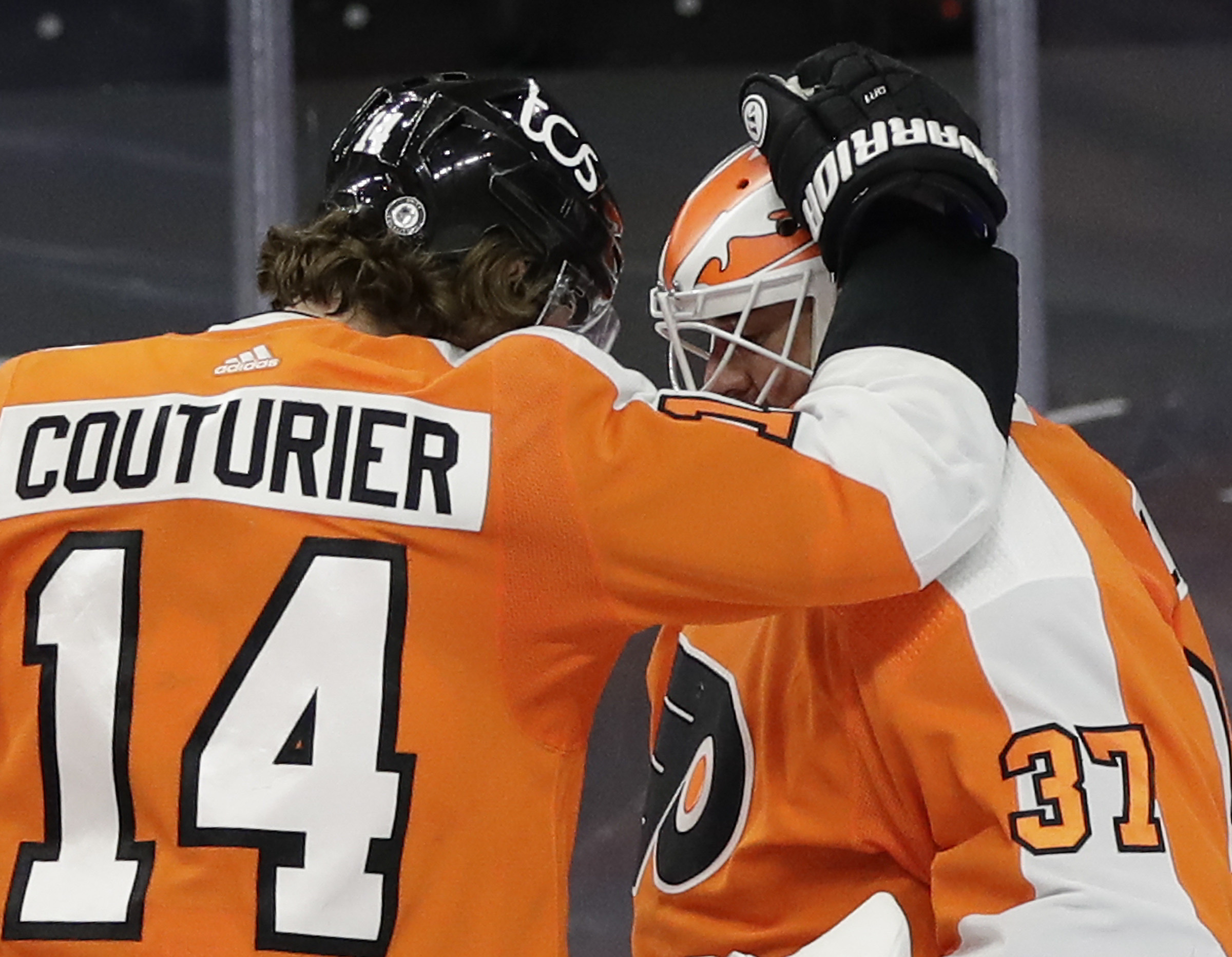 Lot Detail - Sean Couturier - 40th Flyers Wives Fight for Lives Carnival -  Event-Worn Autographed Jersey