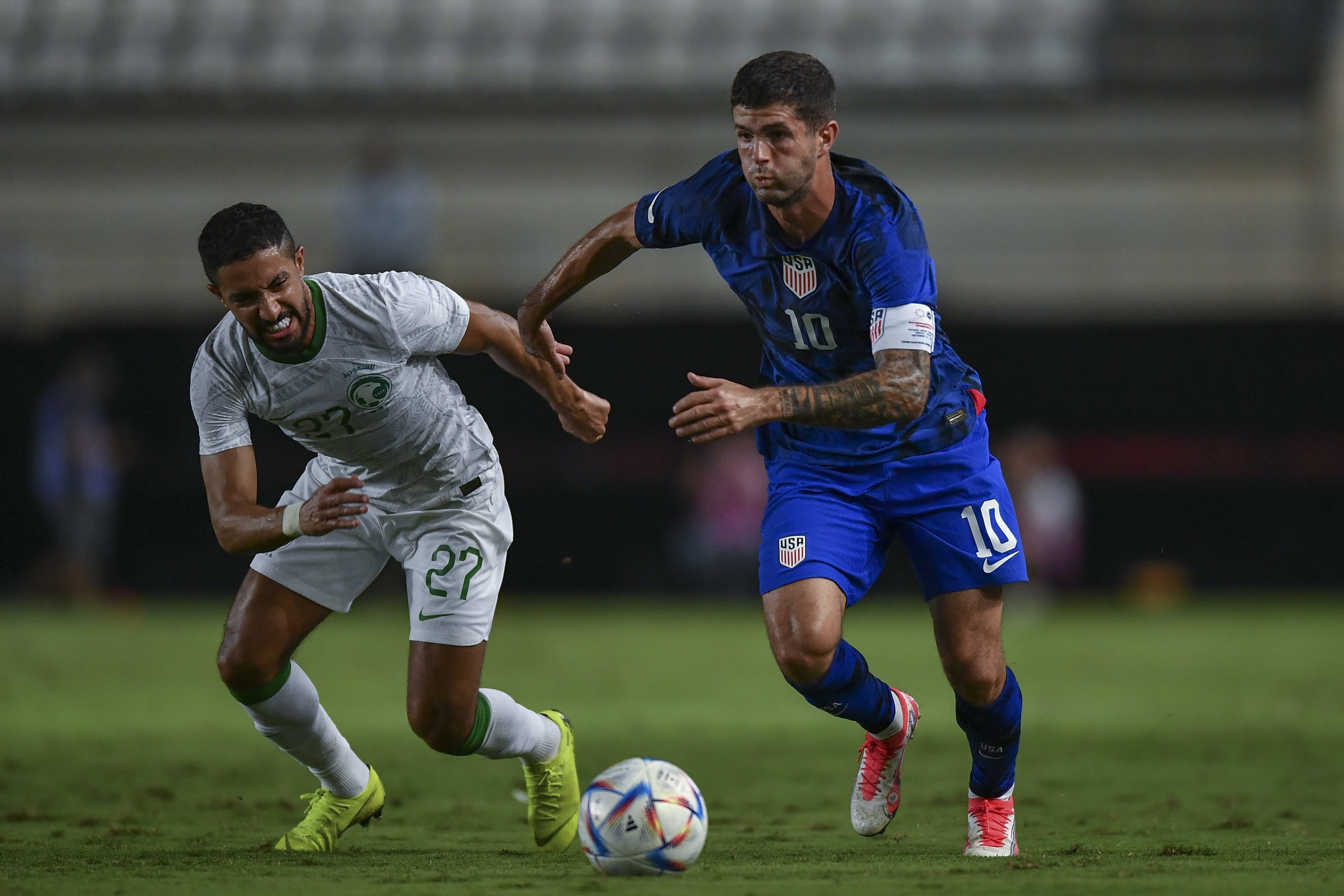 USA celebrate with 'qualified' banner despite not reaching Qatar World Cup  yet, as Christian Pulisic scores hat-trick and dedicates worm celebration  to young fan