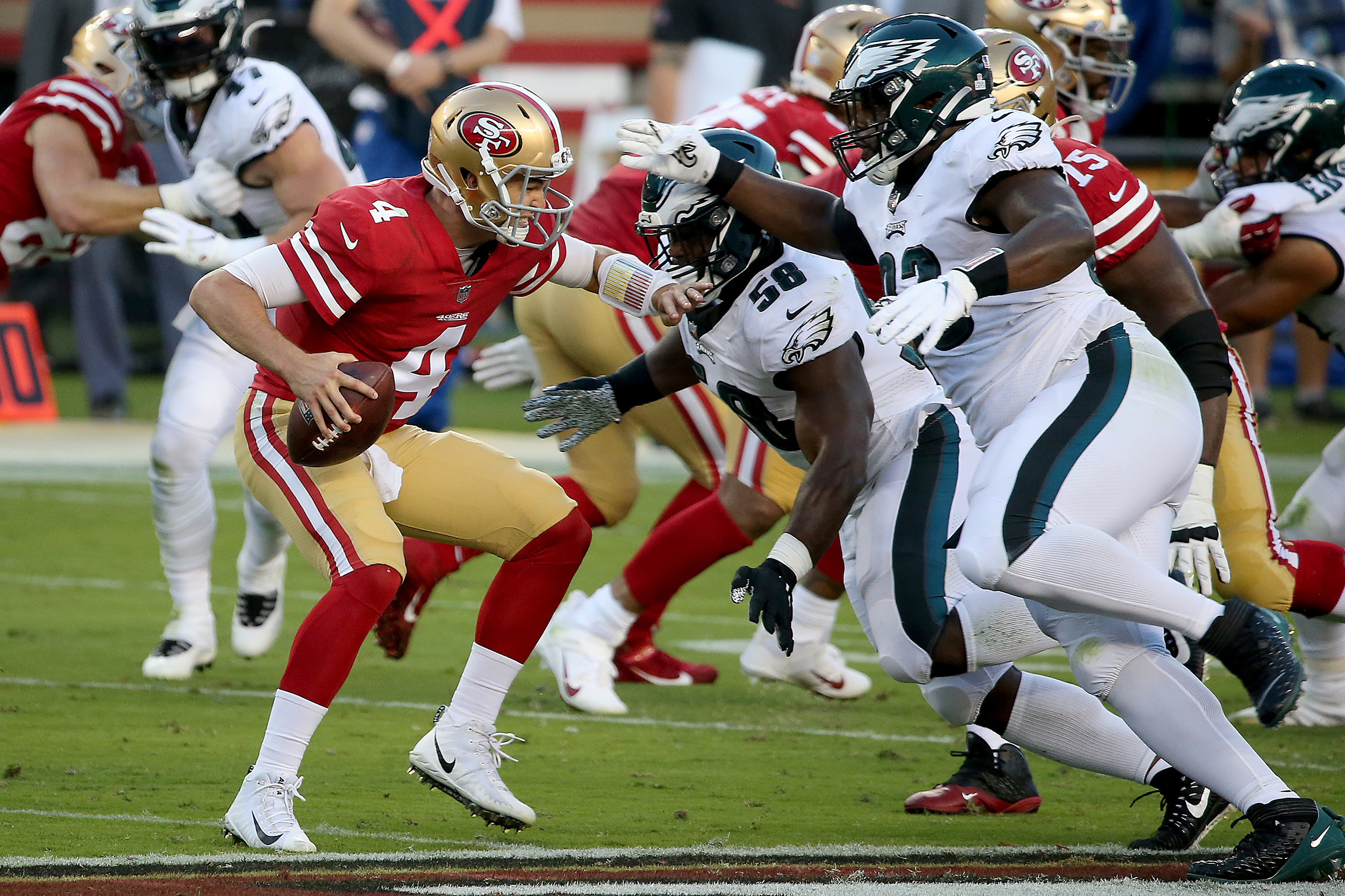 Eagles, Niners both aim for a 2-0 start - The San Diego Union-Tribune
