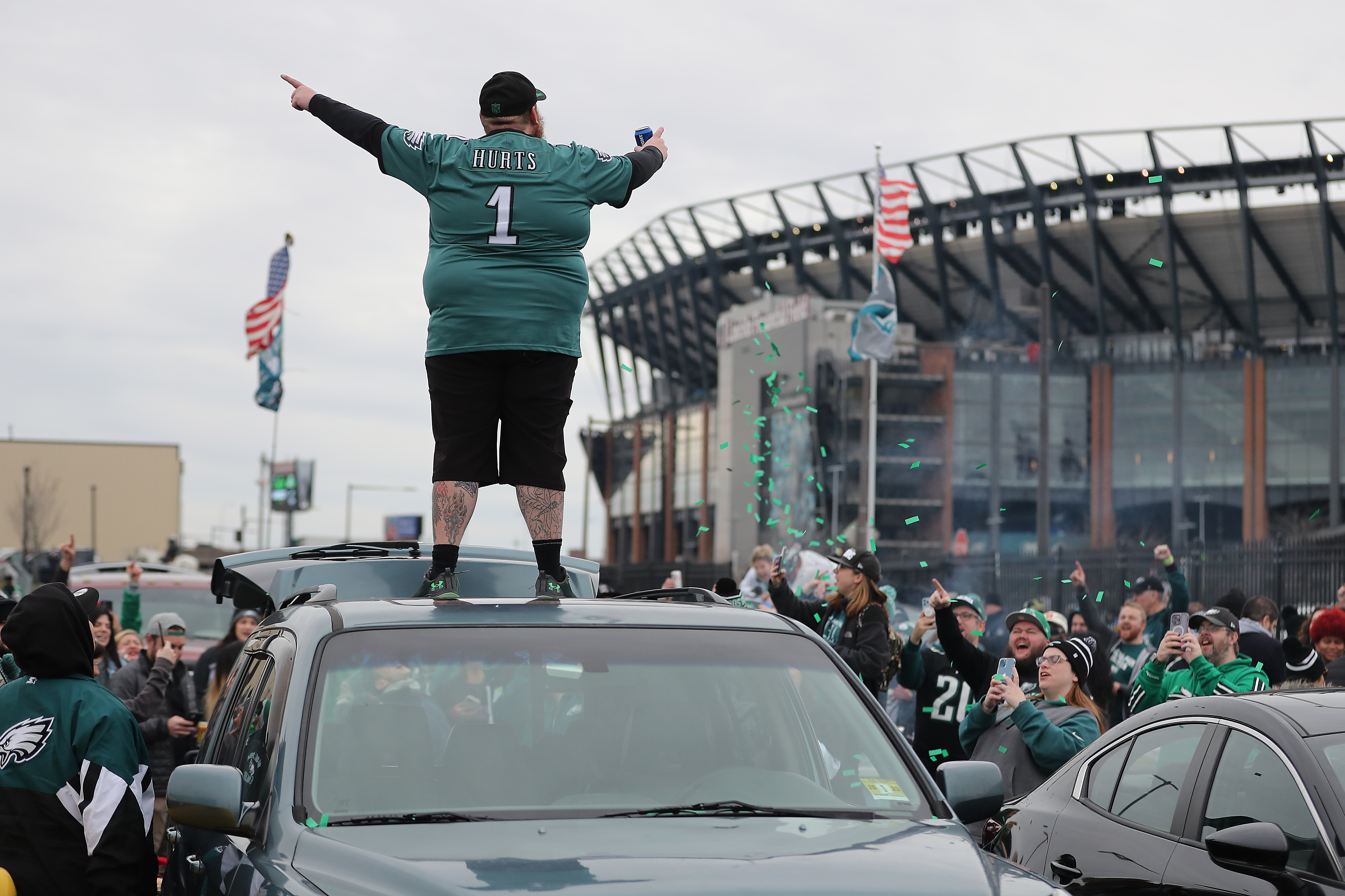 Eagles fan who owns a drive-in will host a tailgate and watch party for  Sunday's game 