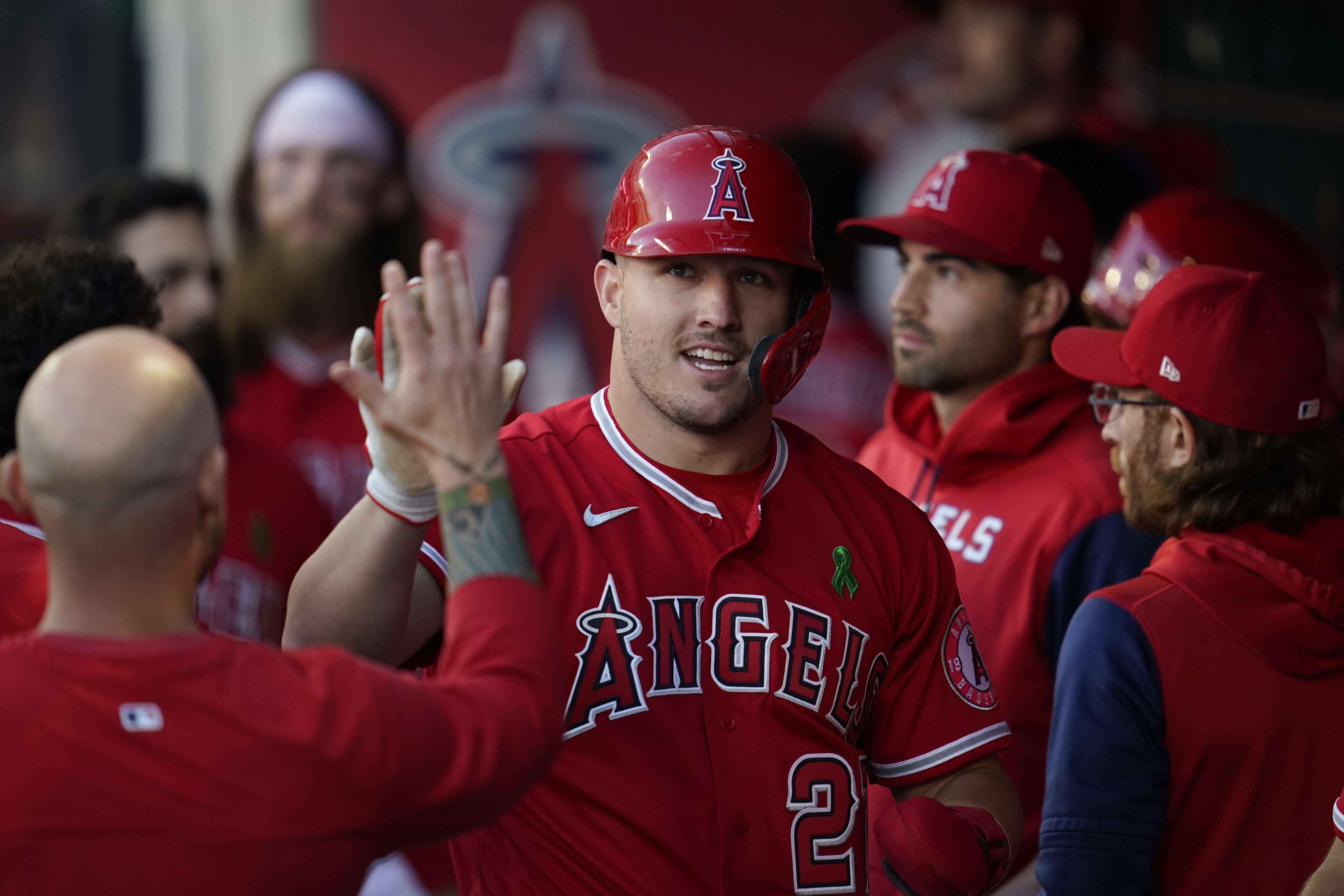 “Fly Eagles Fly” Says LA Angels Slugger Mike Trout as He Reaches
