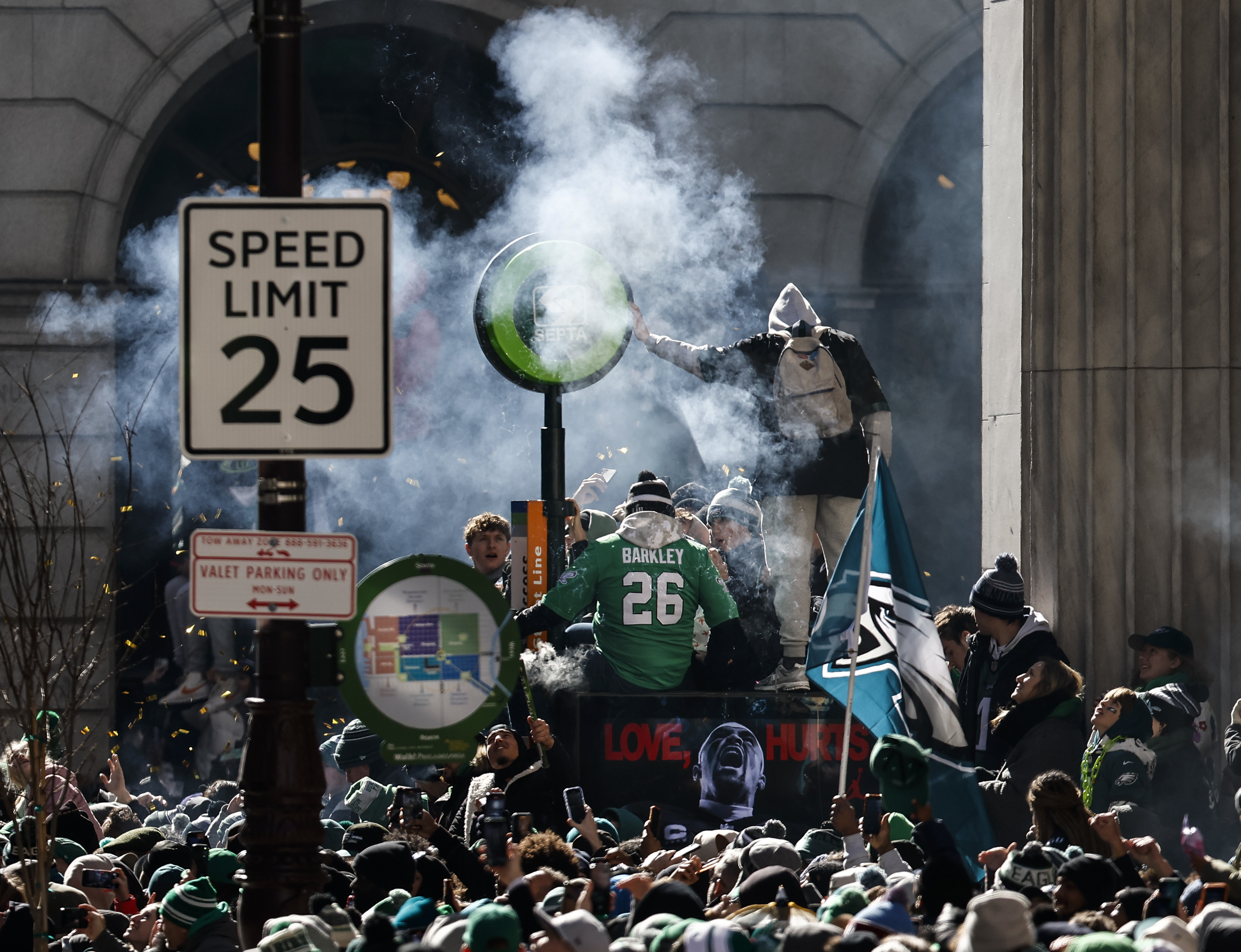 Eagles parade in Philadelphia draws big crowds for Super Bowl win