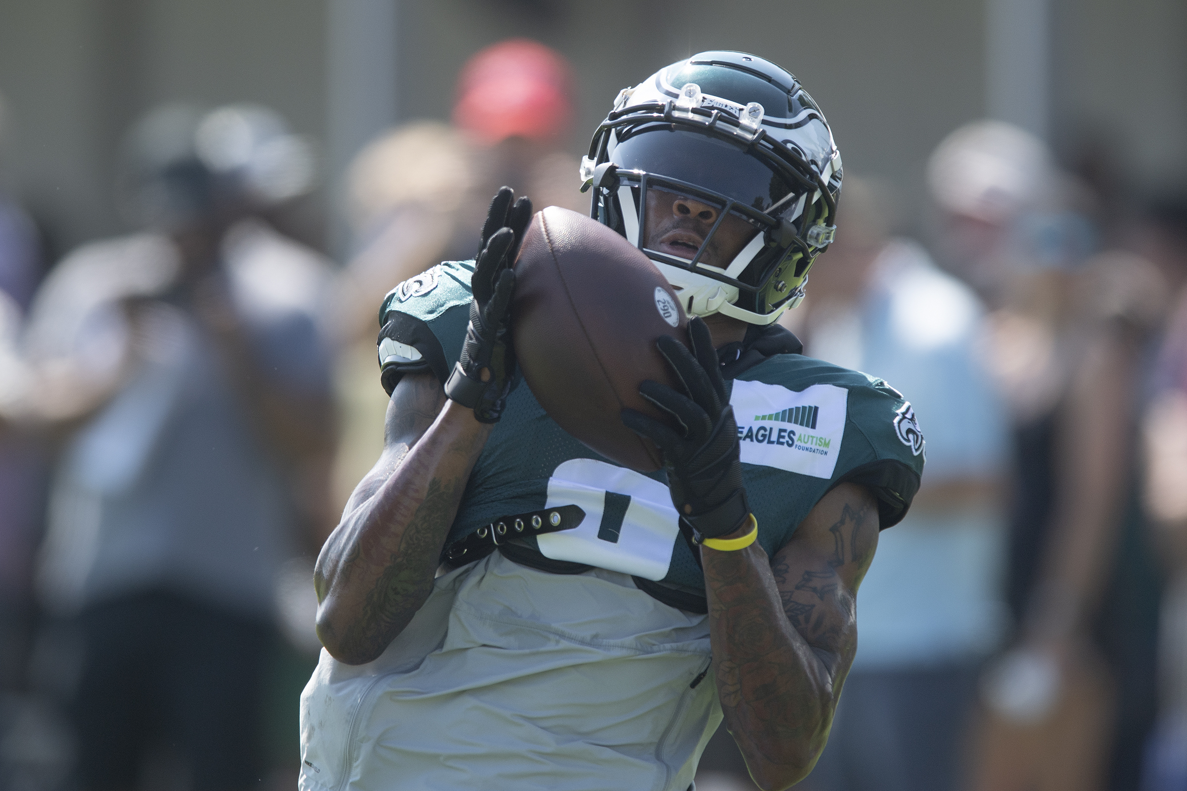 Eagles practice observations: Quez Watkins redux; Haason Reddick returning;  redrawing Jalen Hurts, and more