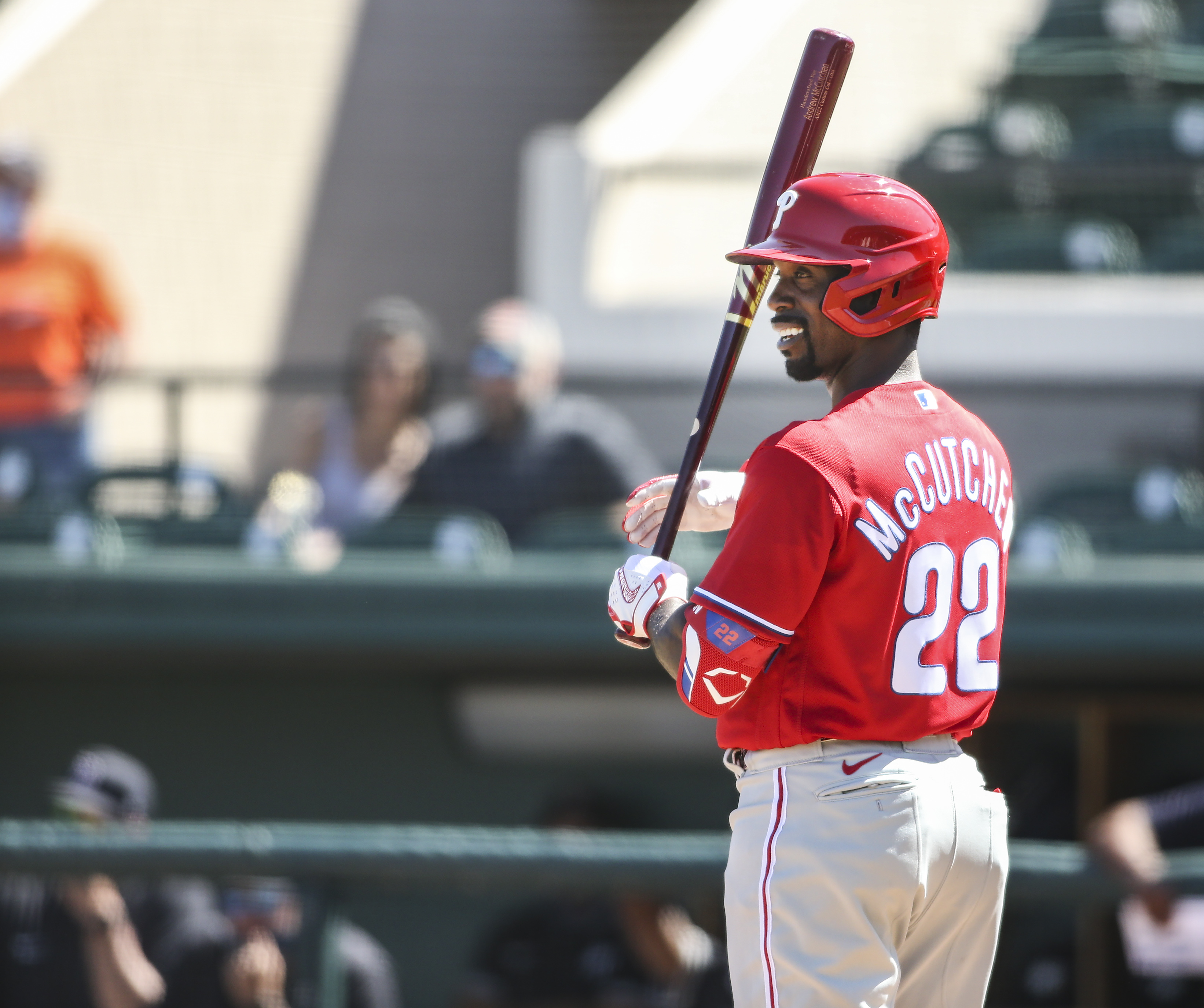 Phillies Spring Training: A year later, Phillies' Andrew McCutchen feels  better and is preparing for everyday role – The Morning Call