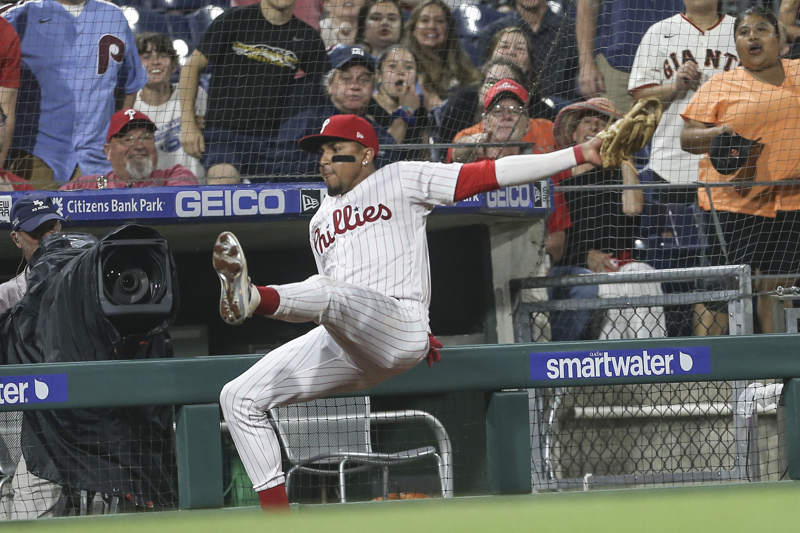 Philadelphia Phillies Second Baseman Jean Segura Stands on Second Base  after Being Advanced by a Base Hit Editorial Stock Photo - Image of  citizens, game: 236825763