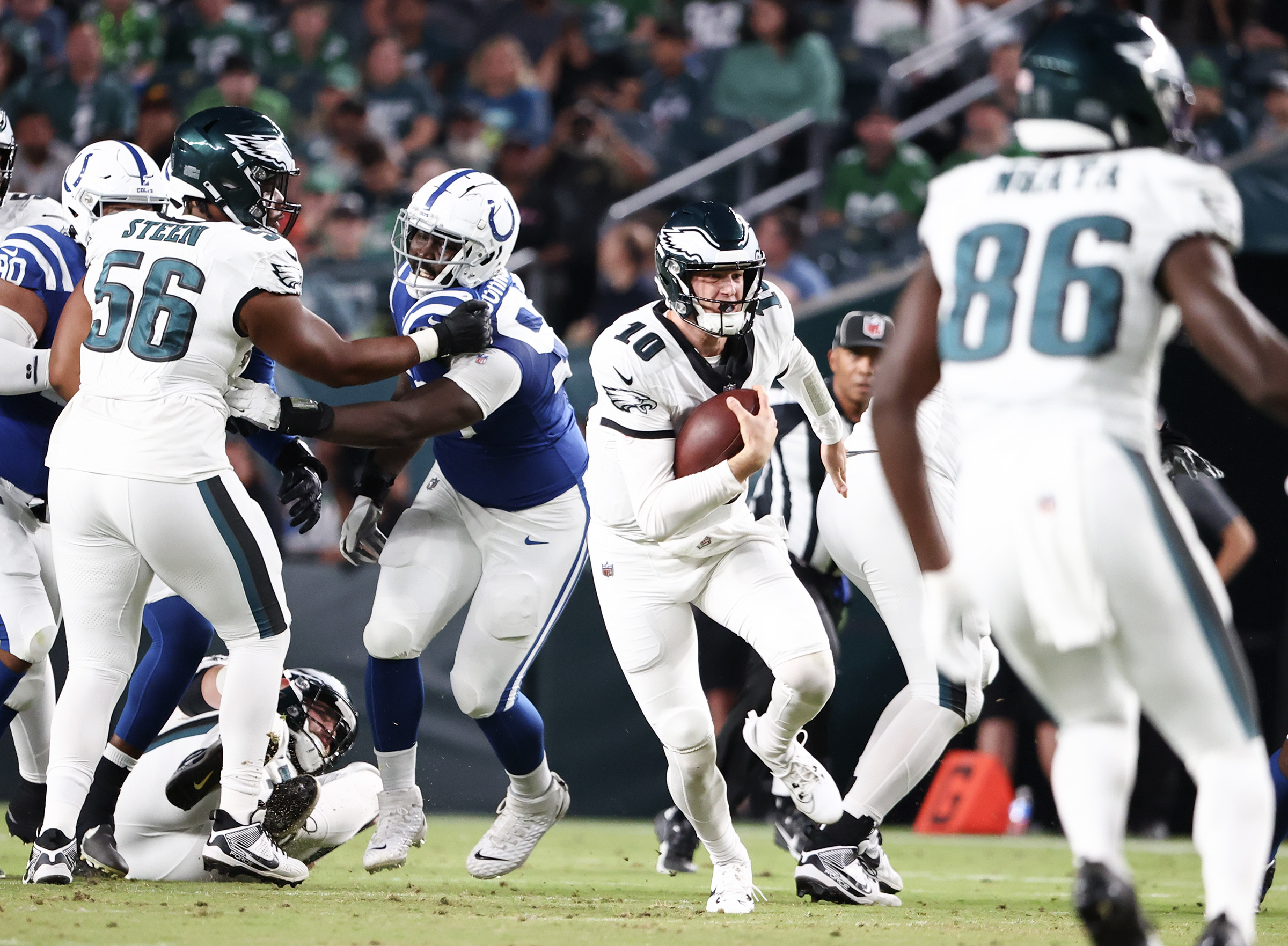 Philadelphia Eagles wide receiver Joseph Ngata (86) in action