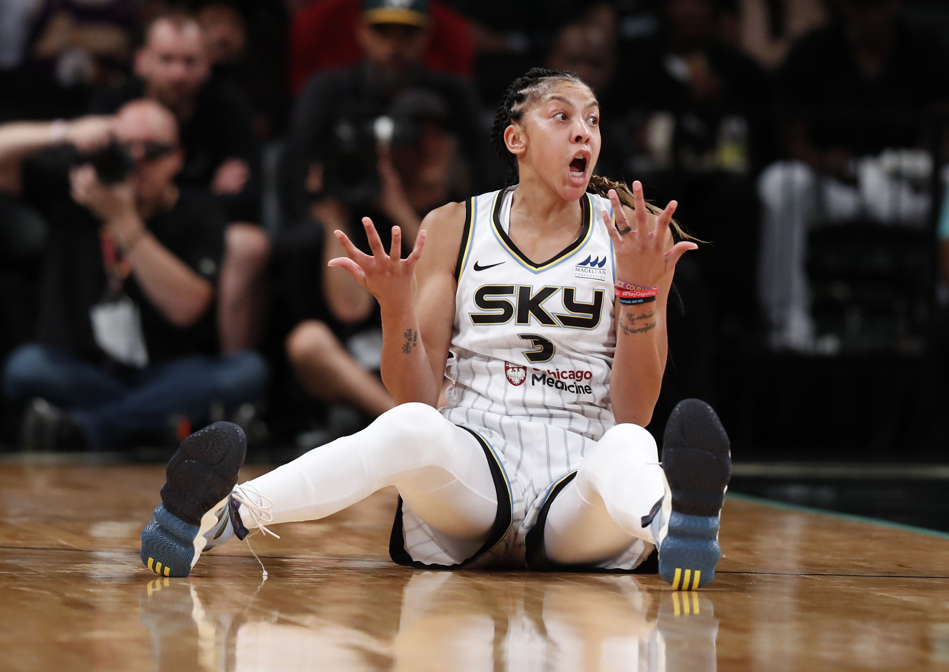 Candace Parker, New York Liberty vs Los Angeles Sparks, Mad…