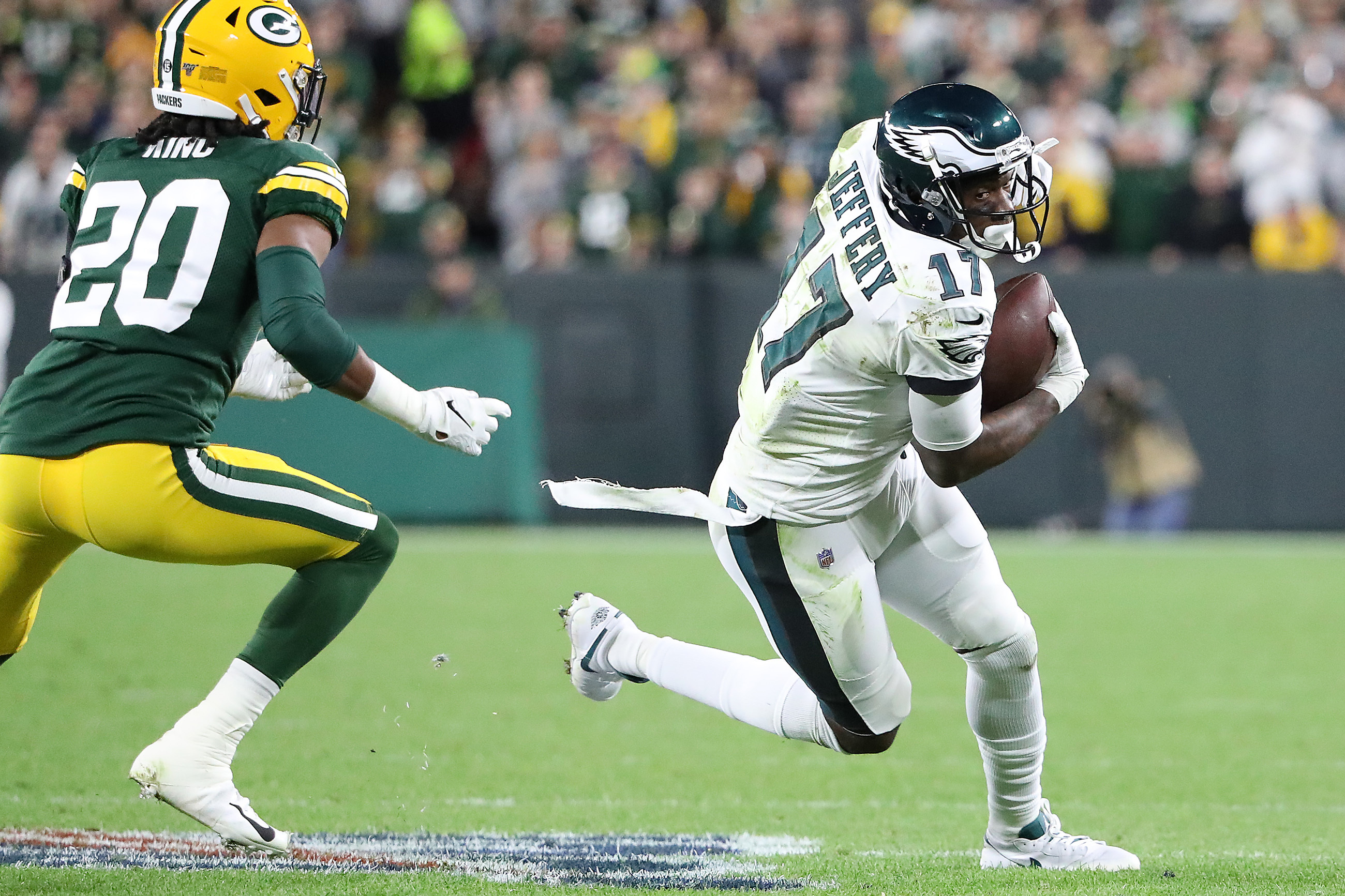 Ex-Eagles cornerback and N.J. native basks in glow of game-saving  interception for Packers on Thursday vs. Cardinals 