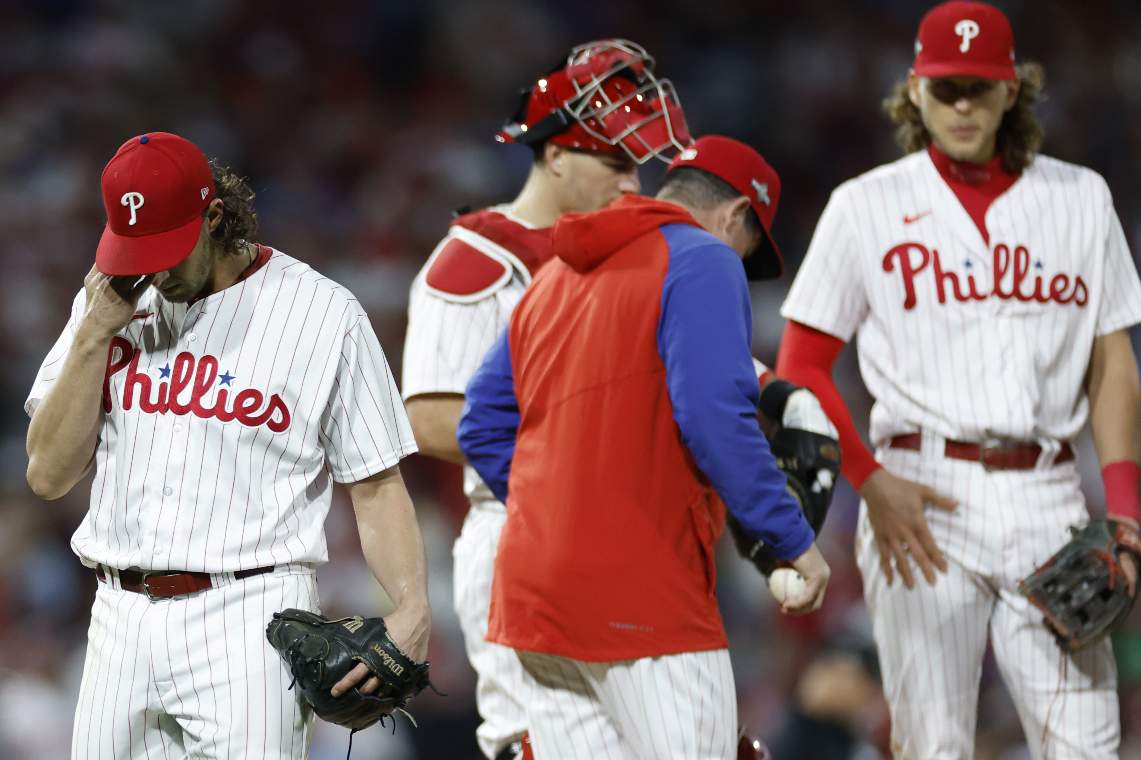 Kyle Schwarber Hosts Neighborhood Heroes During Phillies Batting Practice