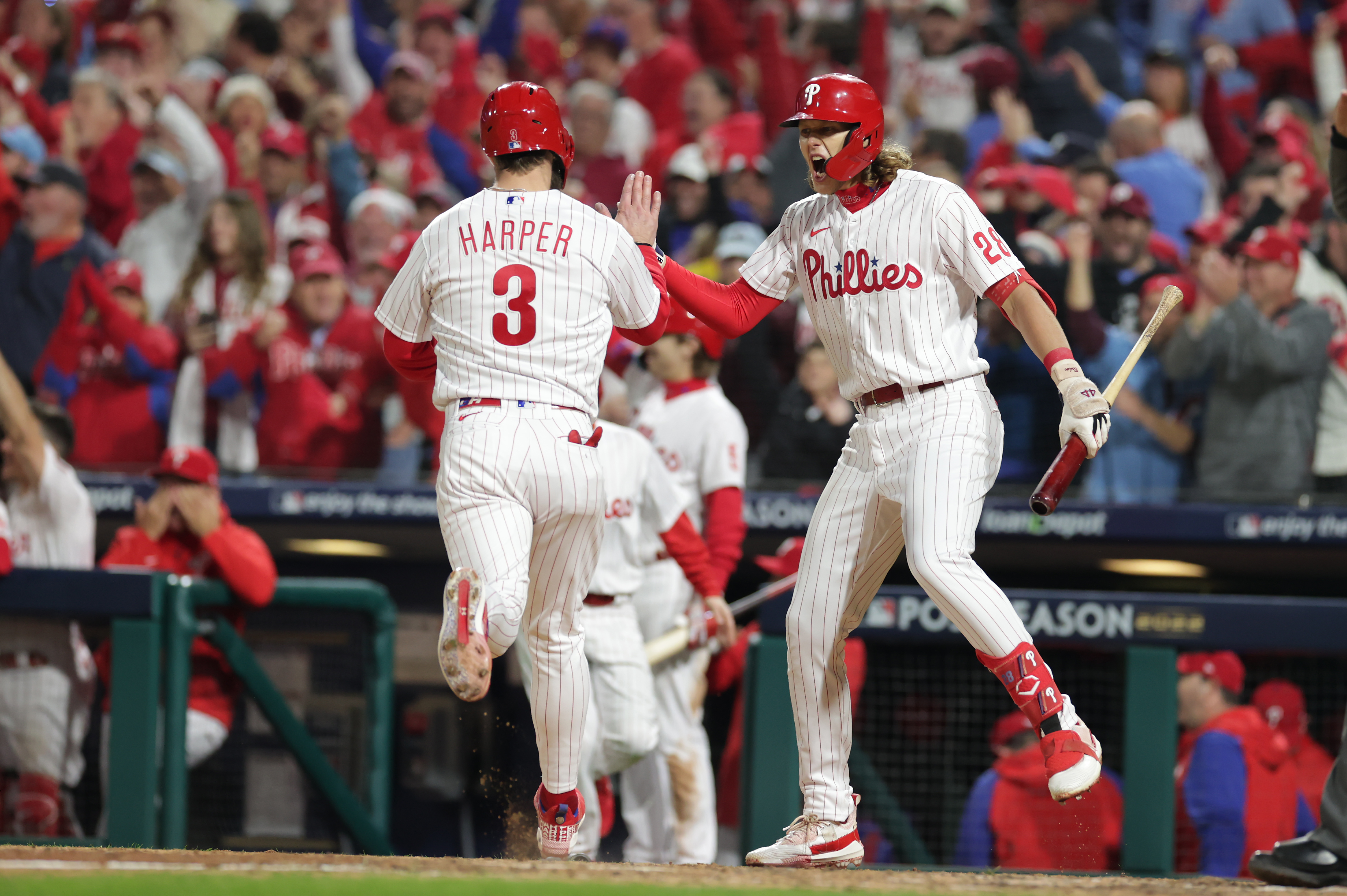 Bryce Harper's celebrations ignite Phillies fans in NLCS Game 4