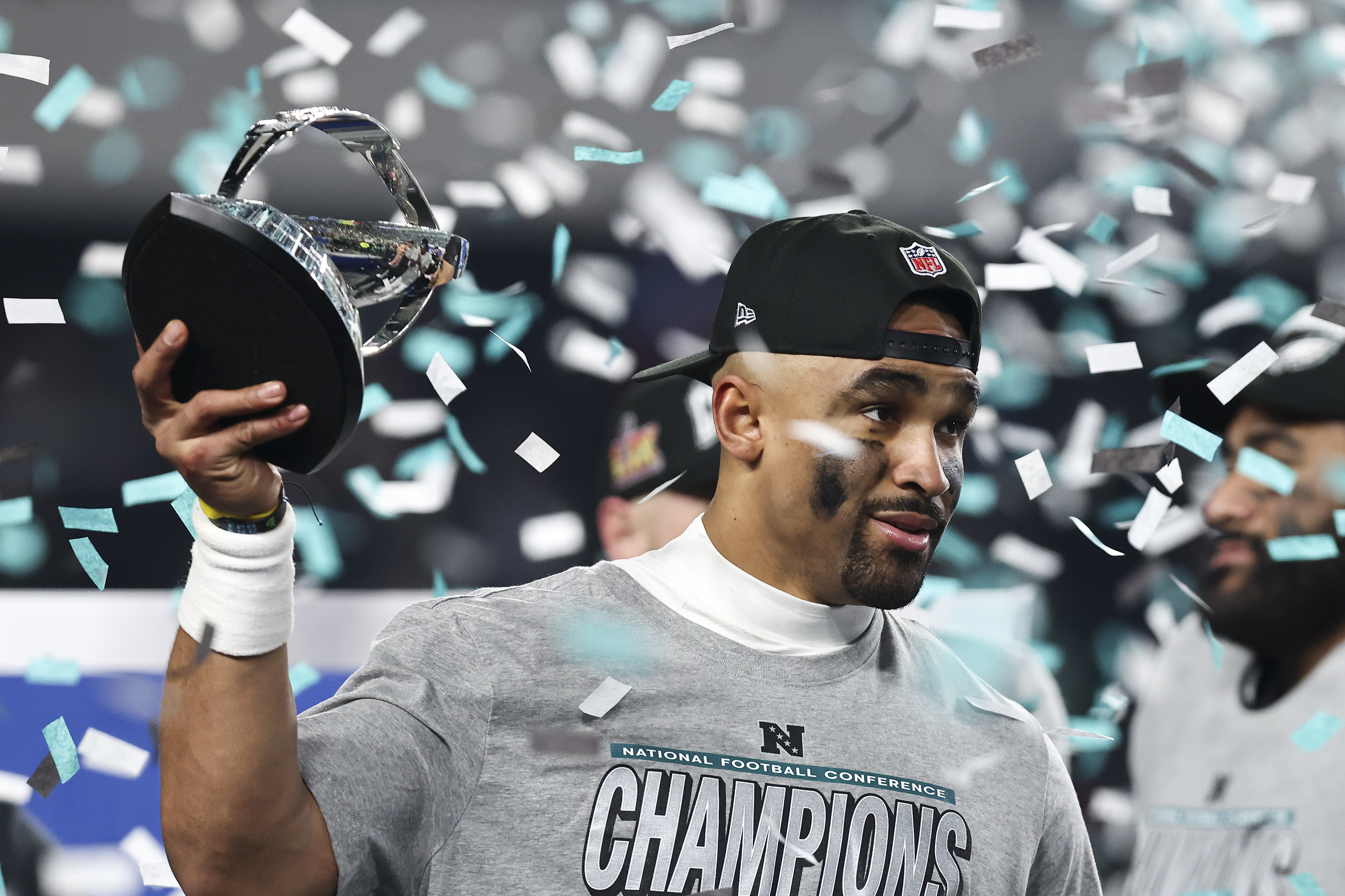 Eagles QB Jalen Hurts and his cigar go viral ahead of Super Bowl return