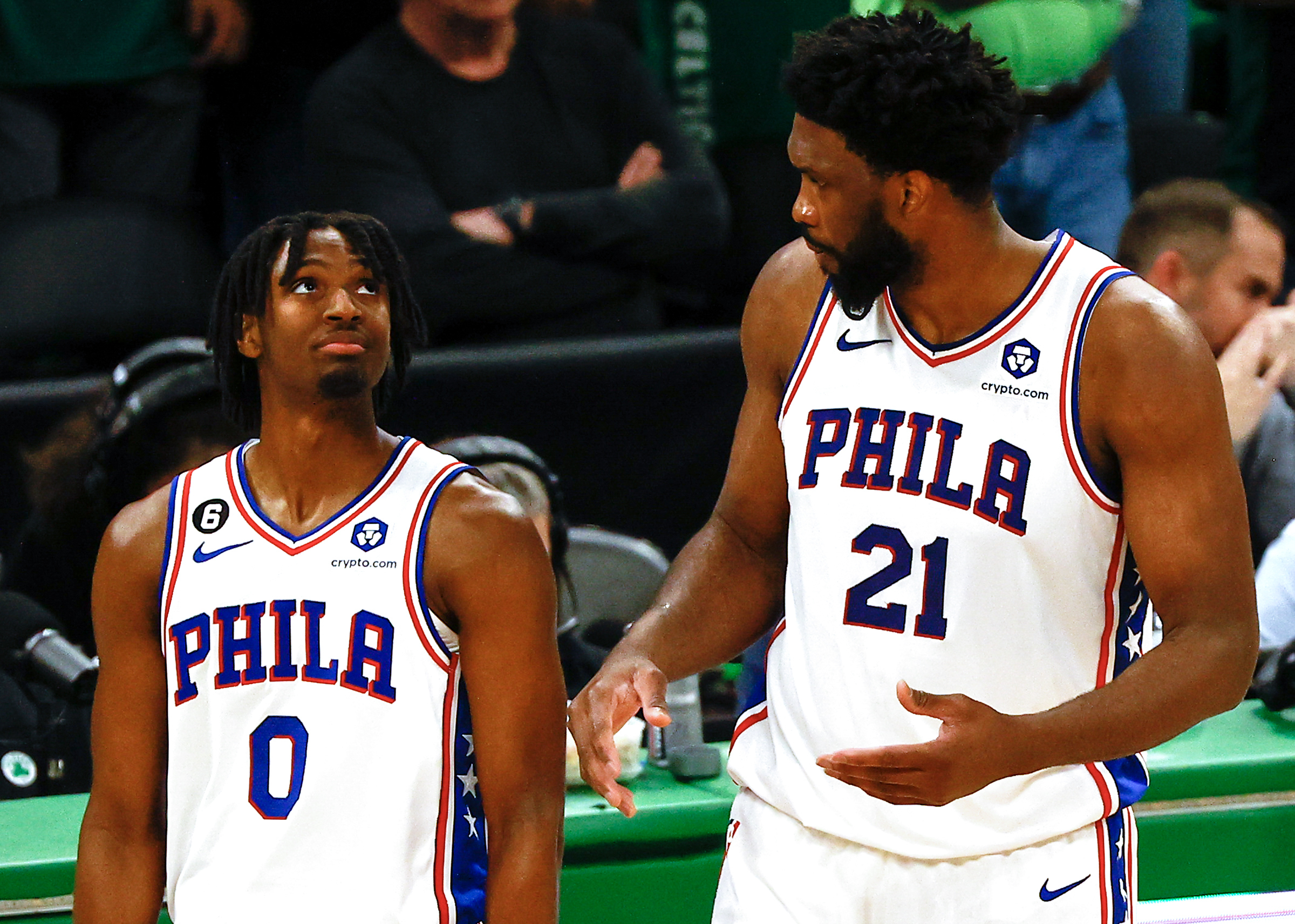 Embiid, Maxey Soak in Phillies Playoff Vibes Before Sixers' Season