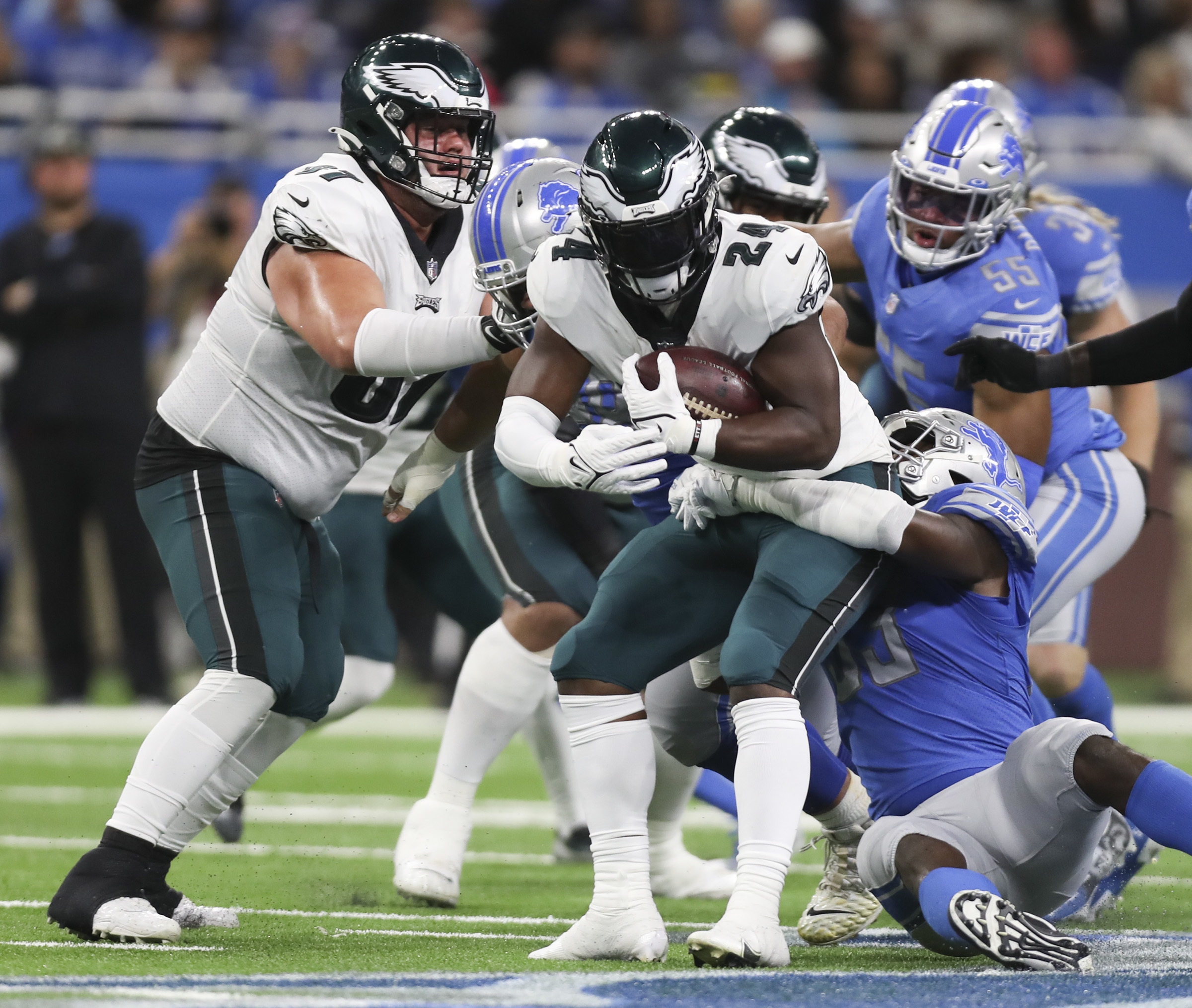 See the Philadelphia Eagles beat the Detroit Lions, 44-6 — NFL, Week 8