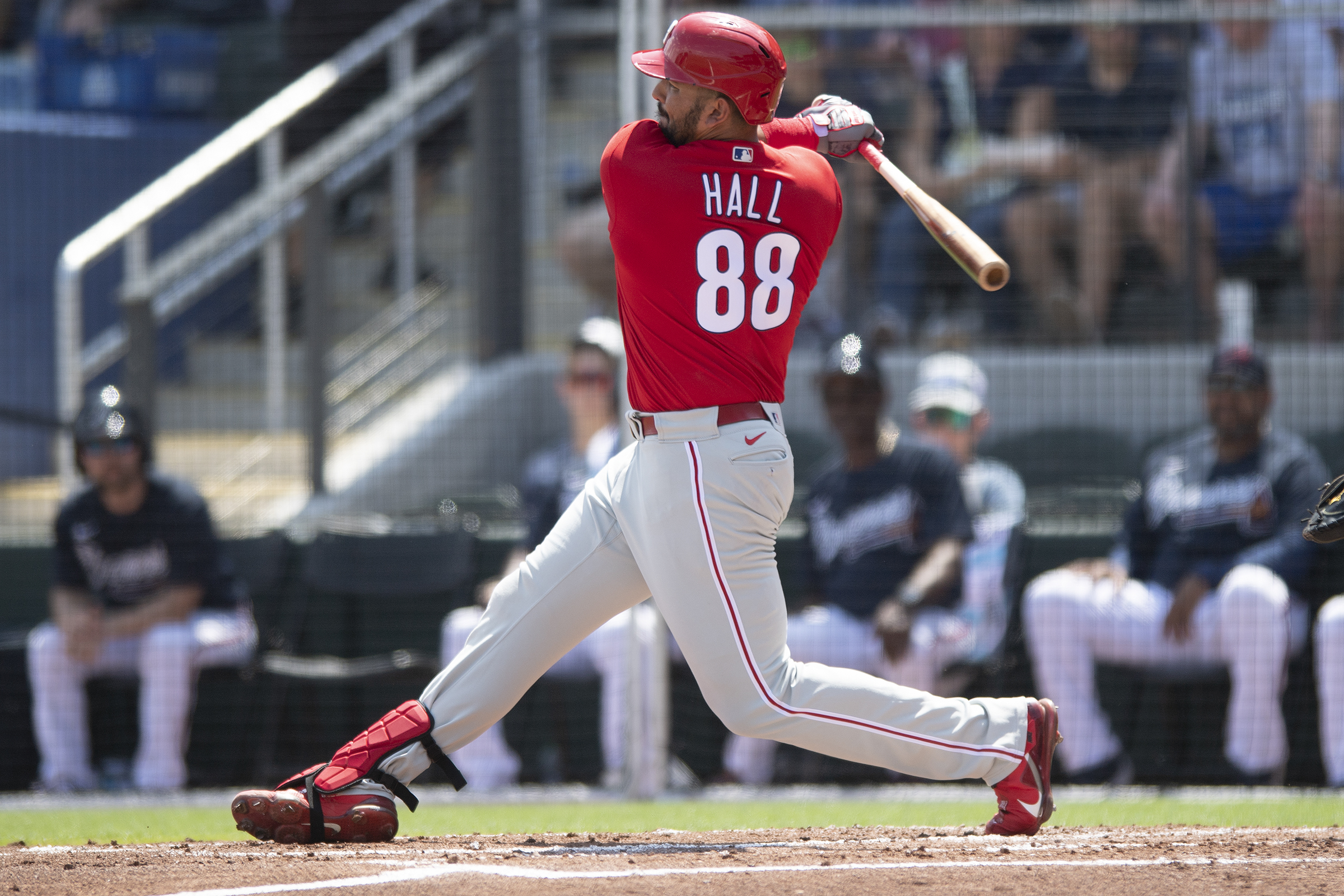 Phillies slugger Darick Hall salutes the superheroes in his life – NBC  Sports Philadelphia