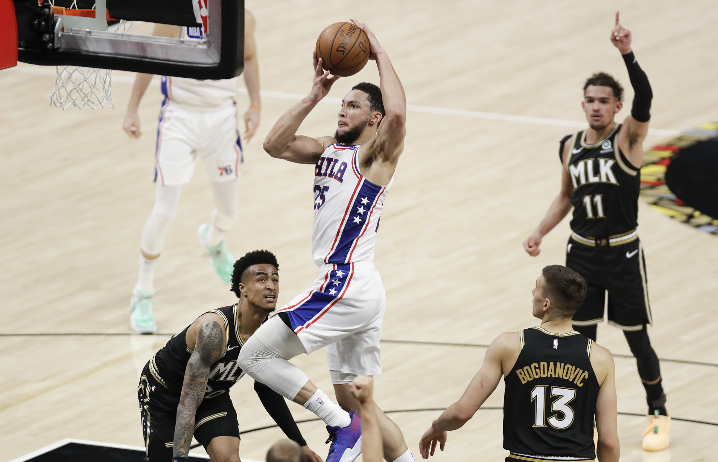 76ers' Ben Simmons refuses to shoot vs Hawks in fourth quarter of NBA  playoff loss