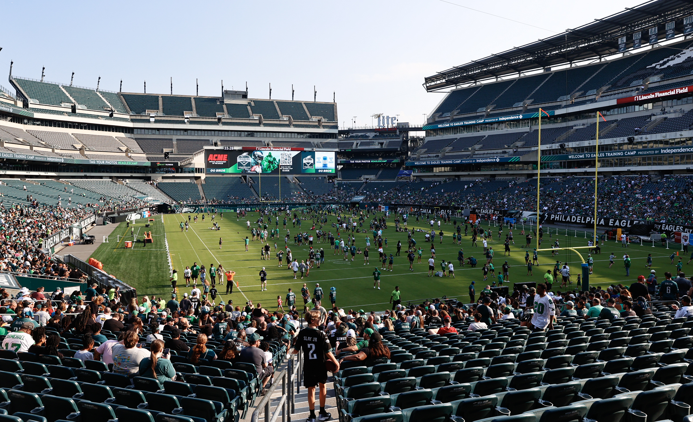 Highlights from Eagles' open practice at Lincoln Financial Field