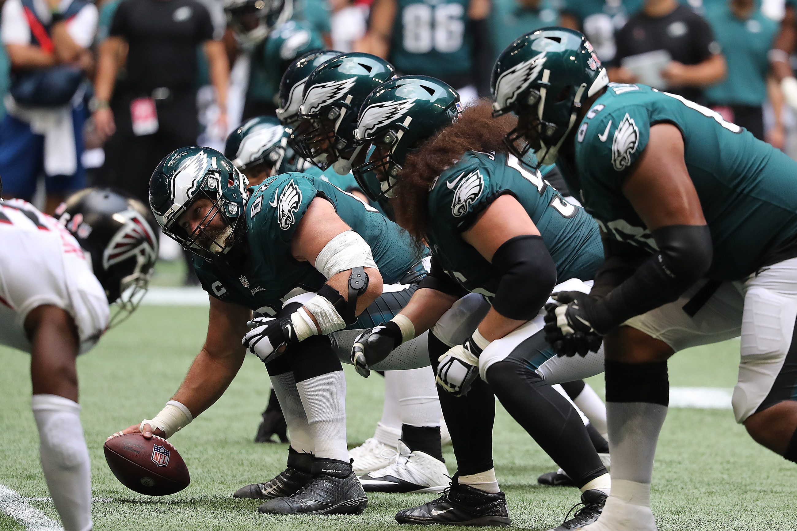 Eagles notebook: Jordan Mailata pays homage to Jason Kelce