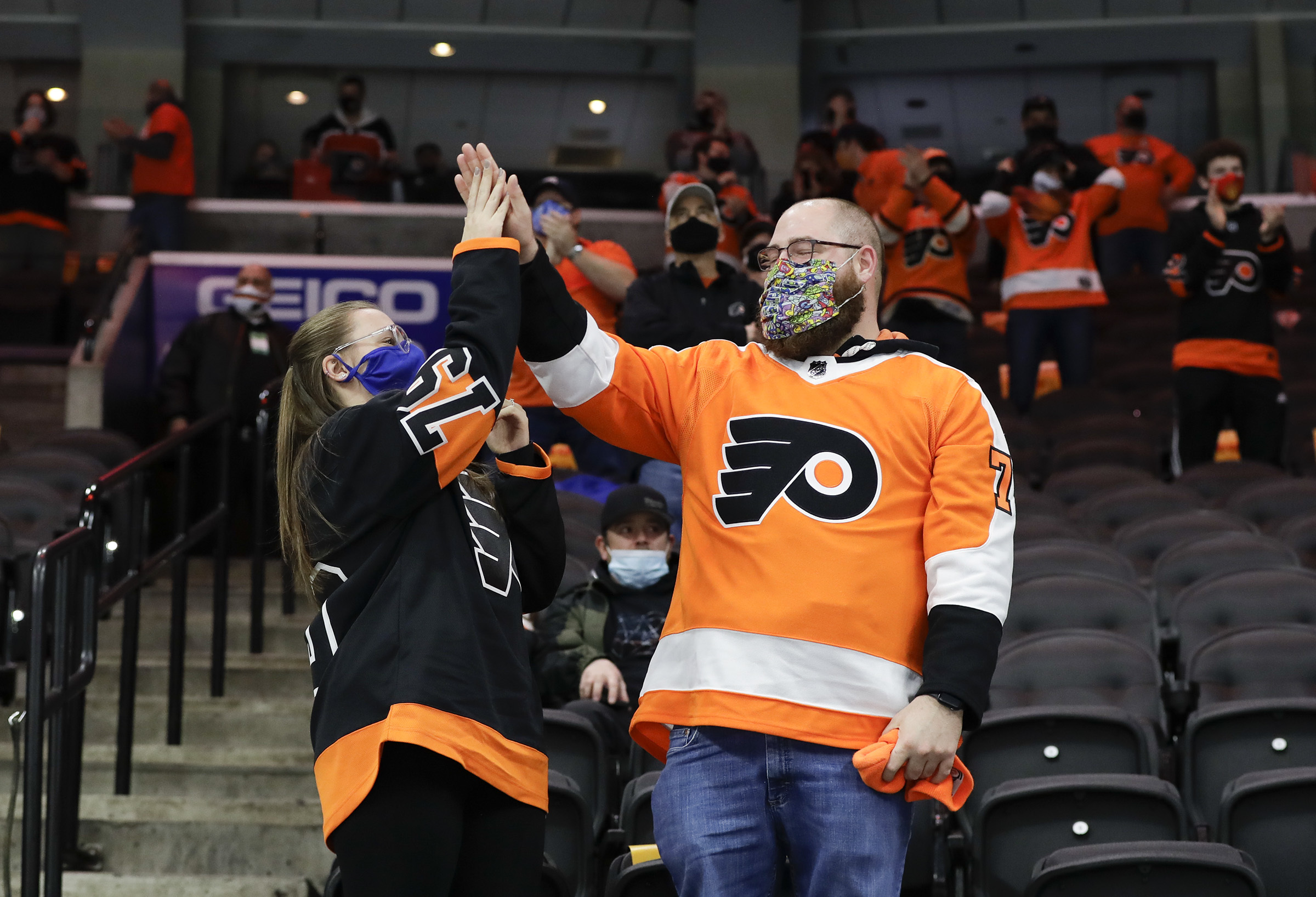 Flyers vs. Caps: Fans at Wells Fargo Center for Flyers' 3-1 loss