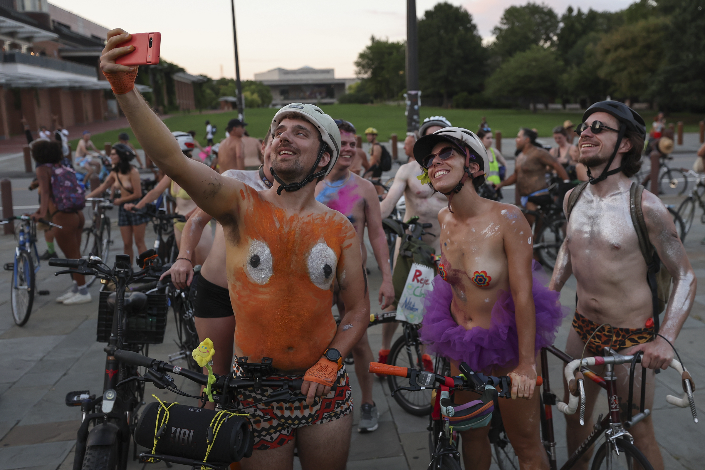 Photos of the 2023 Philly Naked Bike Ride