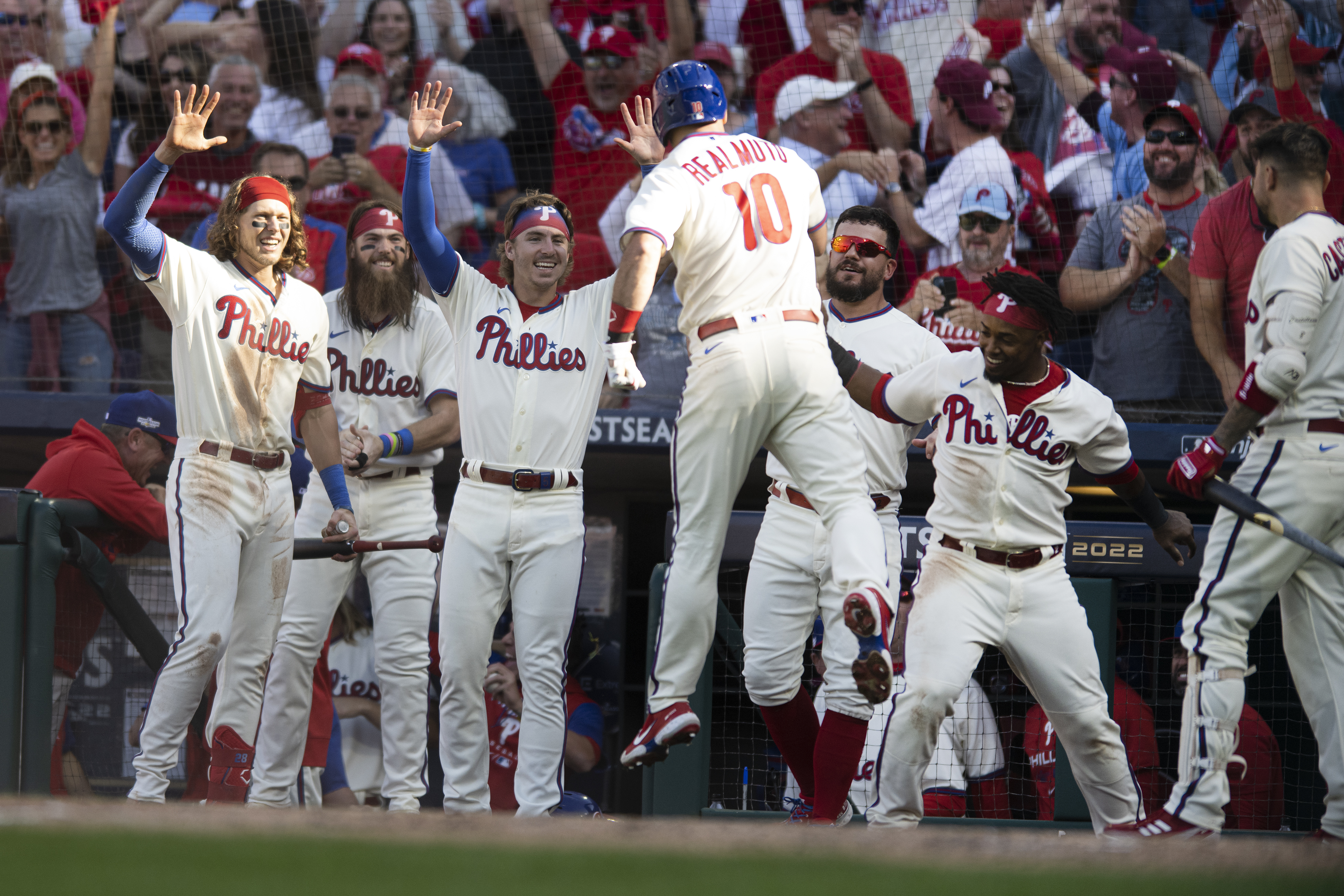 Phillies advance to NLCS: Celebration videos, series schedule