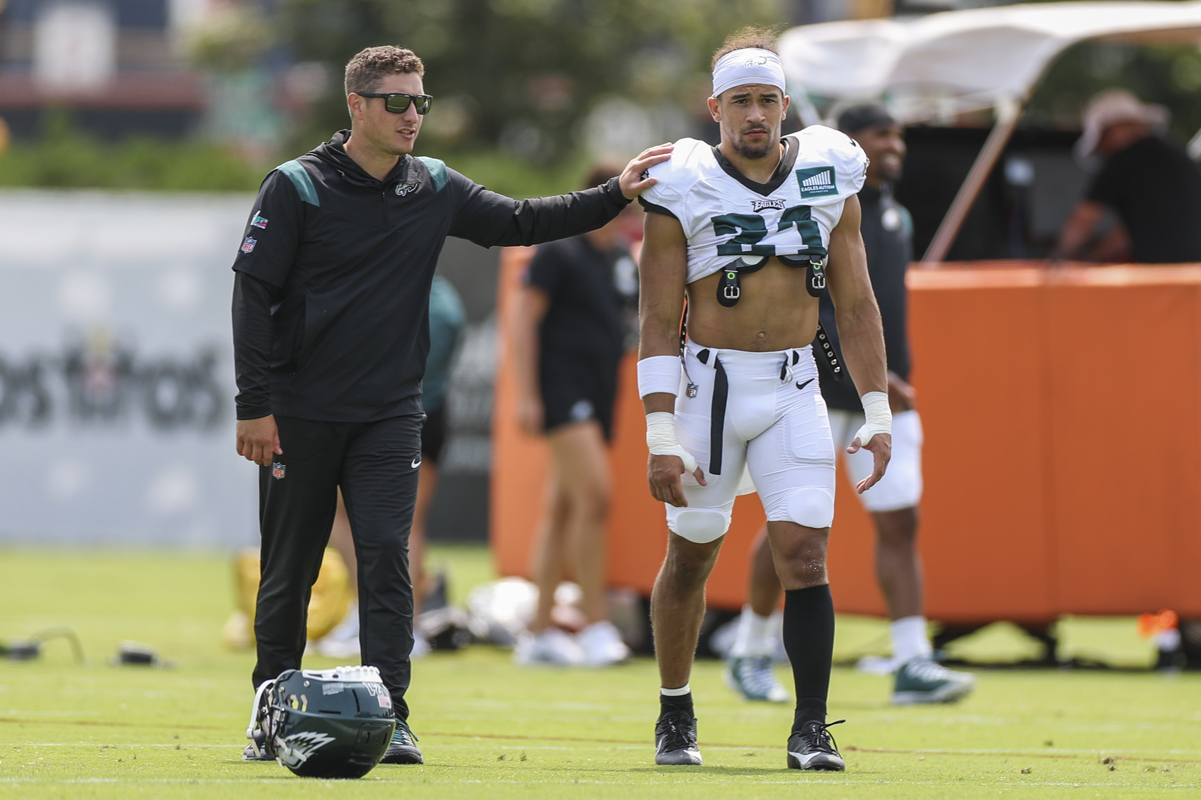 Eagles training camp: How the competition at safety is going