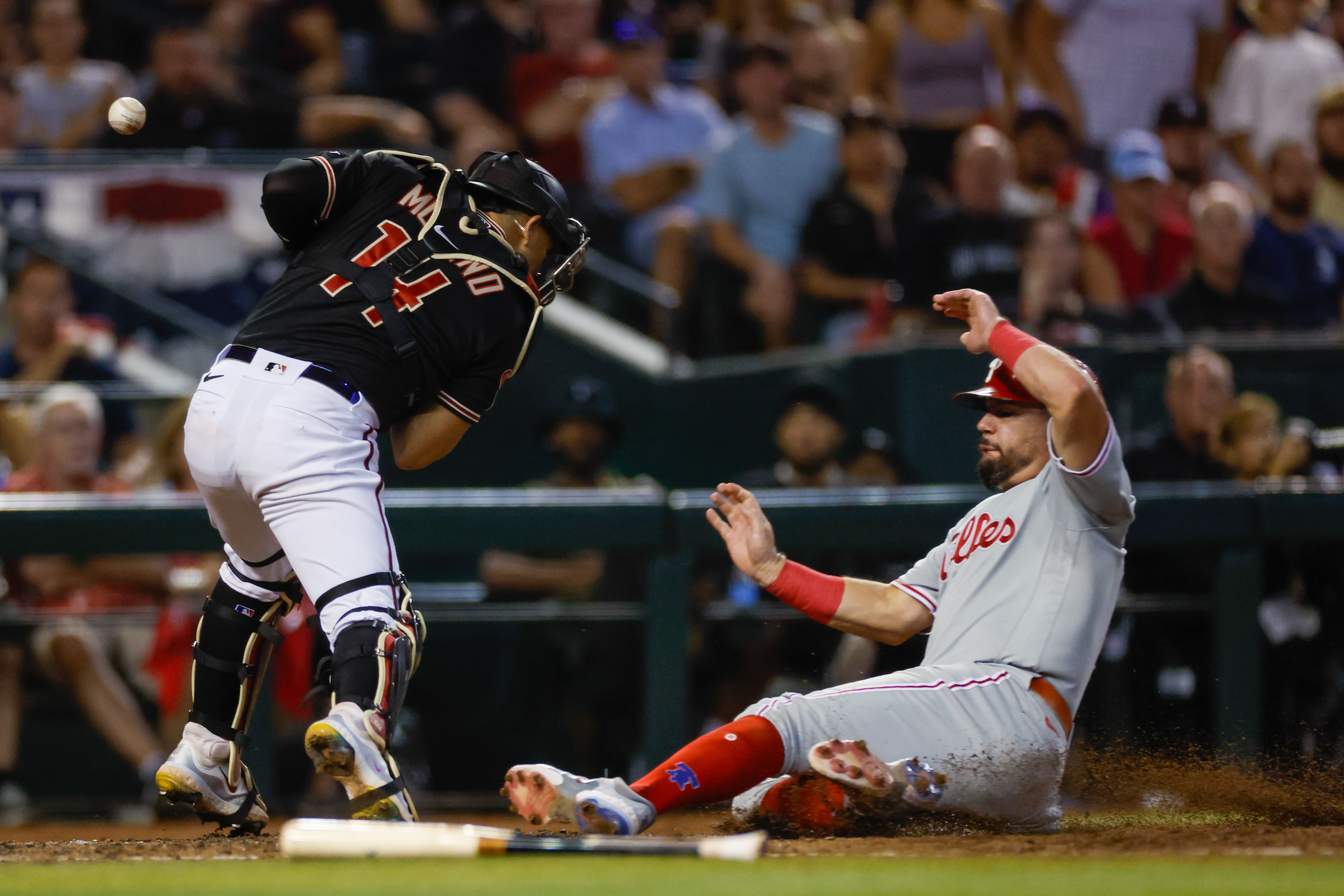 Rhys Hoskins was mic'd up back in a game with the Marlins, and he had