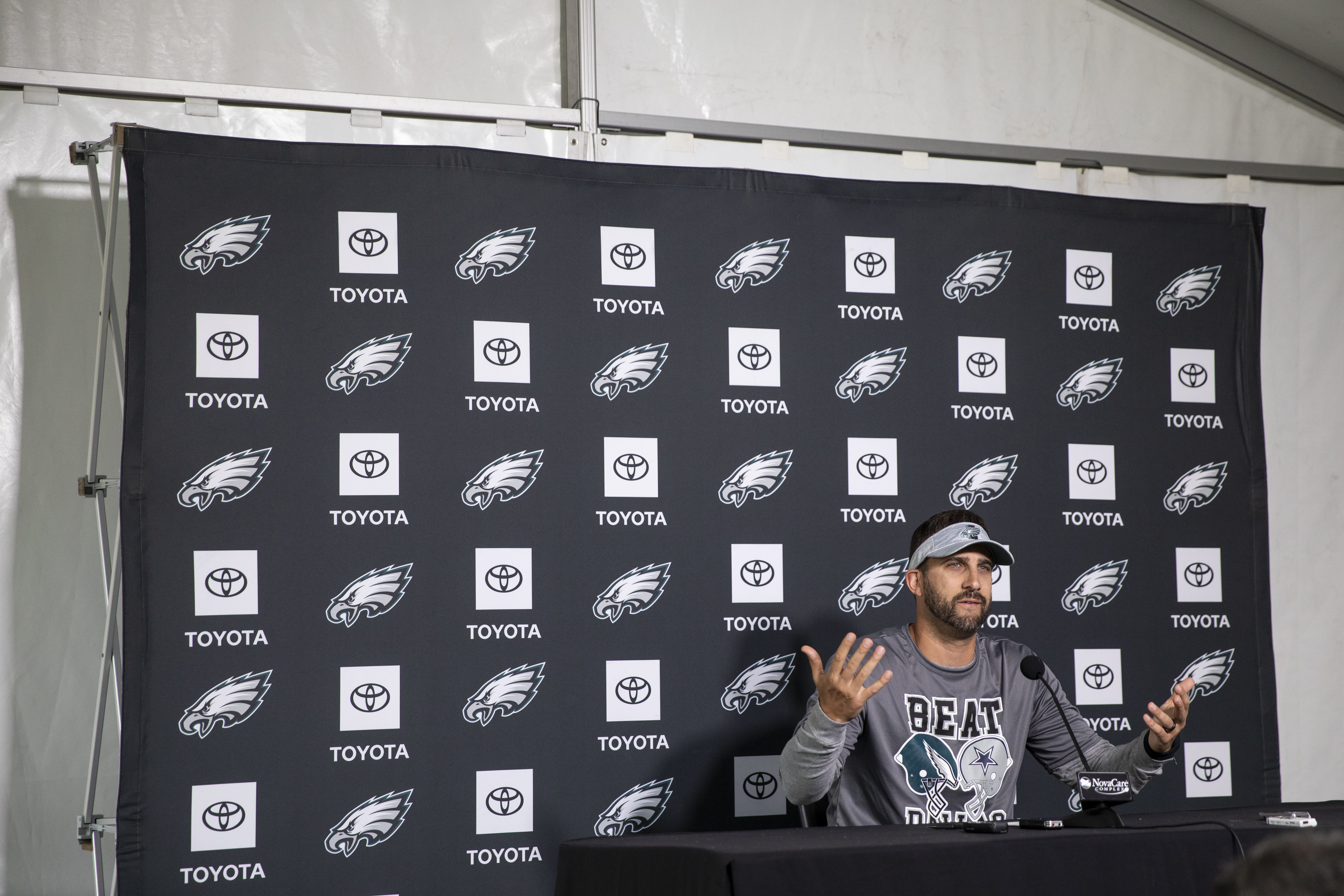 Philadelphia Eagles coach Nick Sirianni: How to eliminate distractions