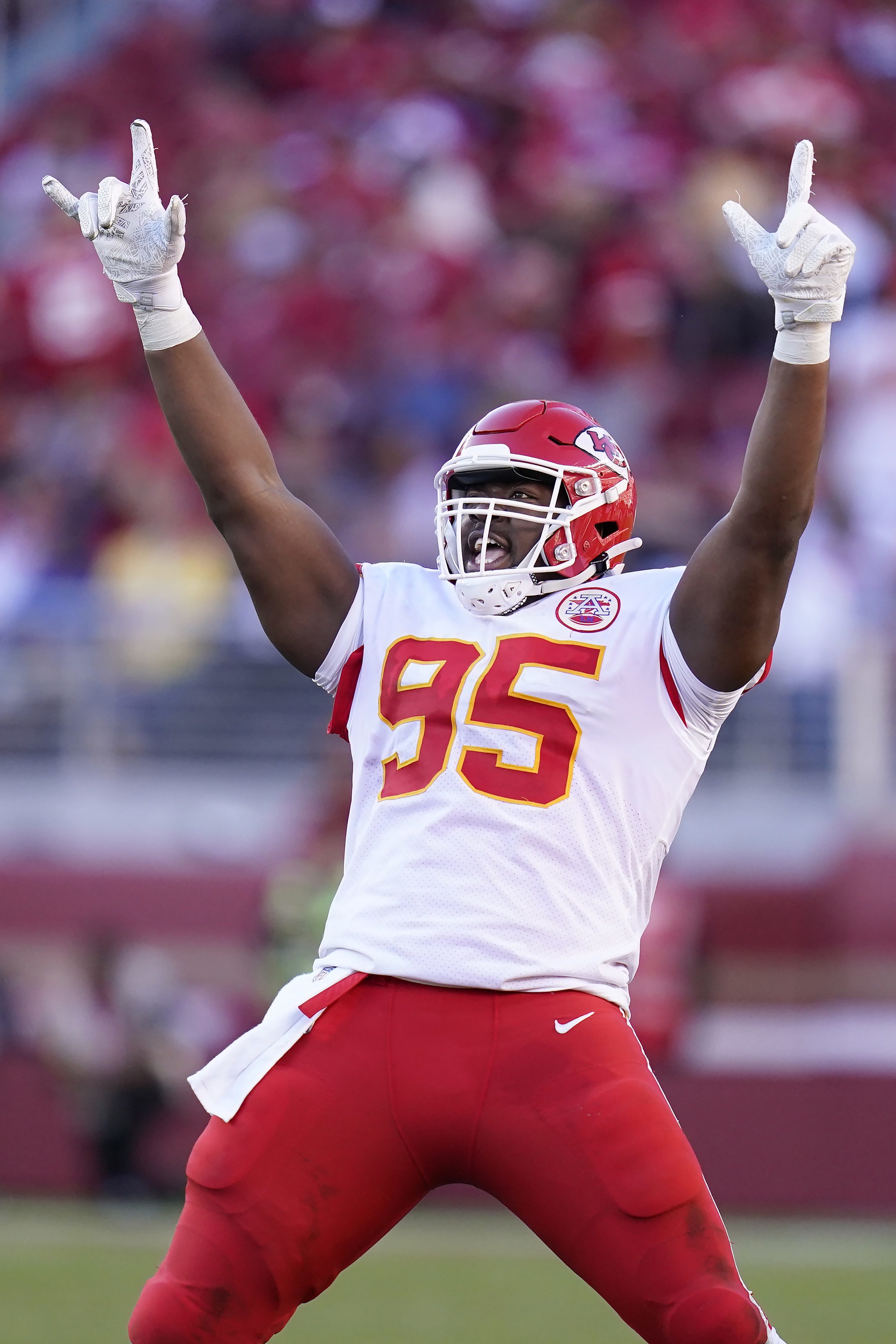 Top-selling Item] Chris Jones 95 Kansas City Chiefs Super Bowl