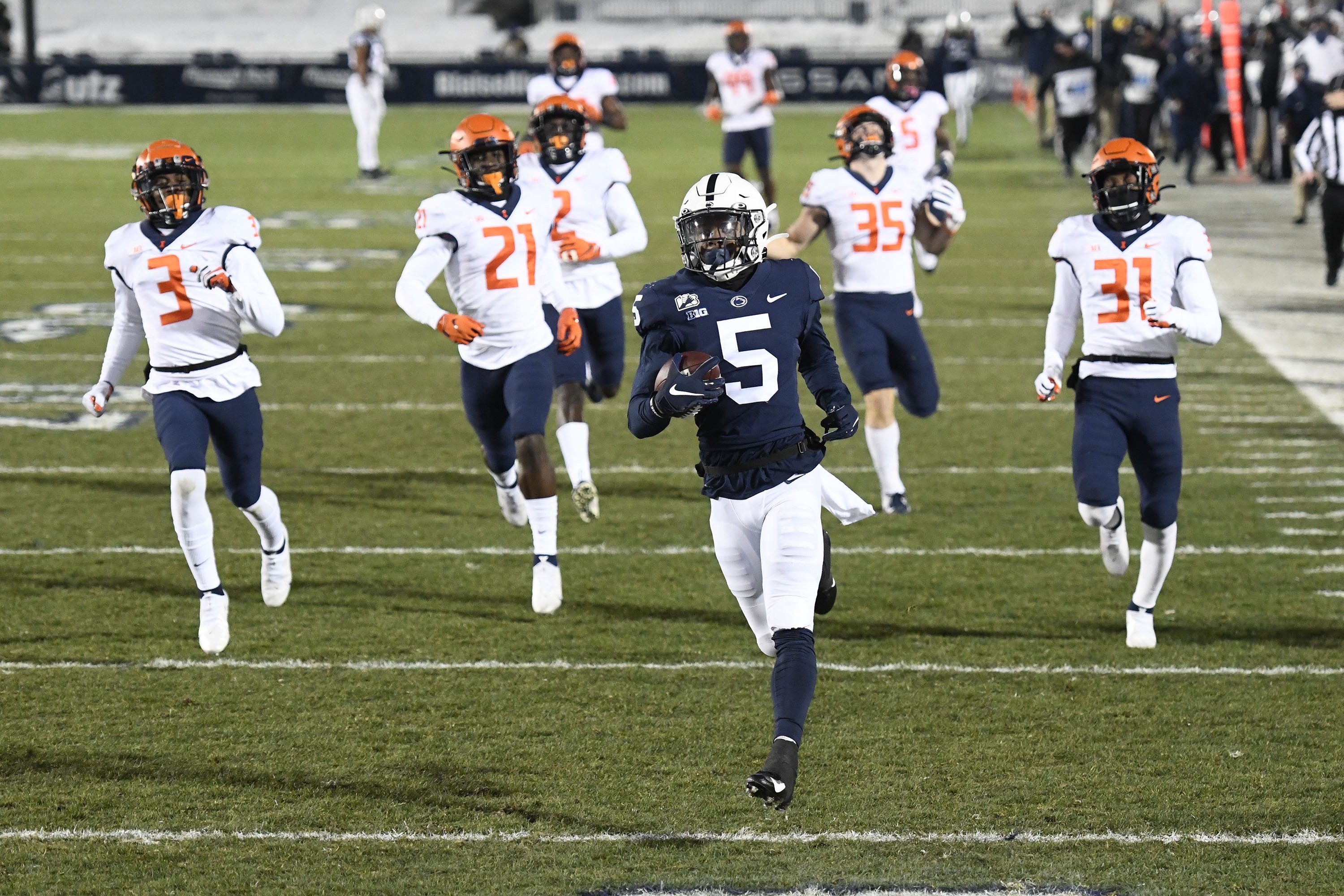 Penn State Football's Jahan Dotson returns punt for touchdown (VIDEO)