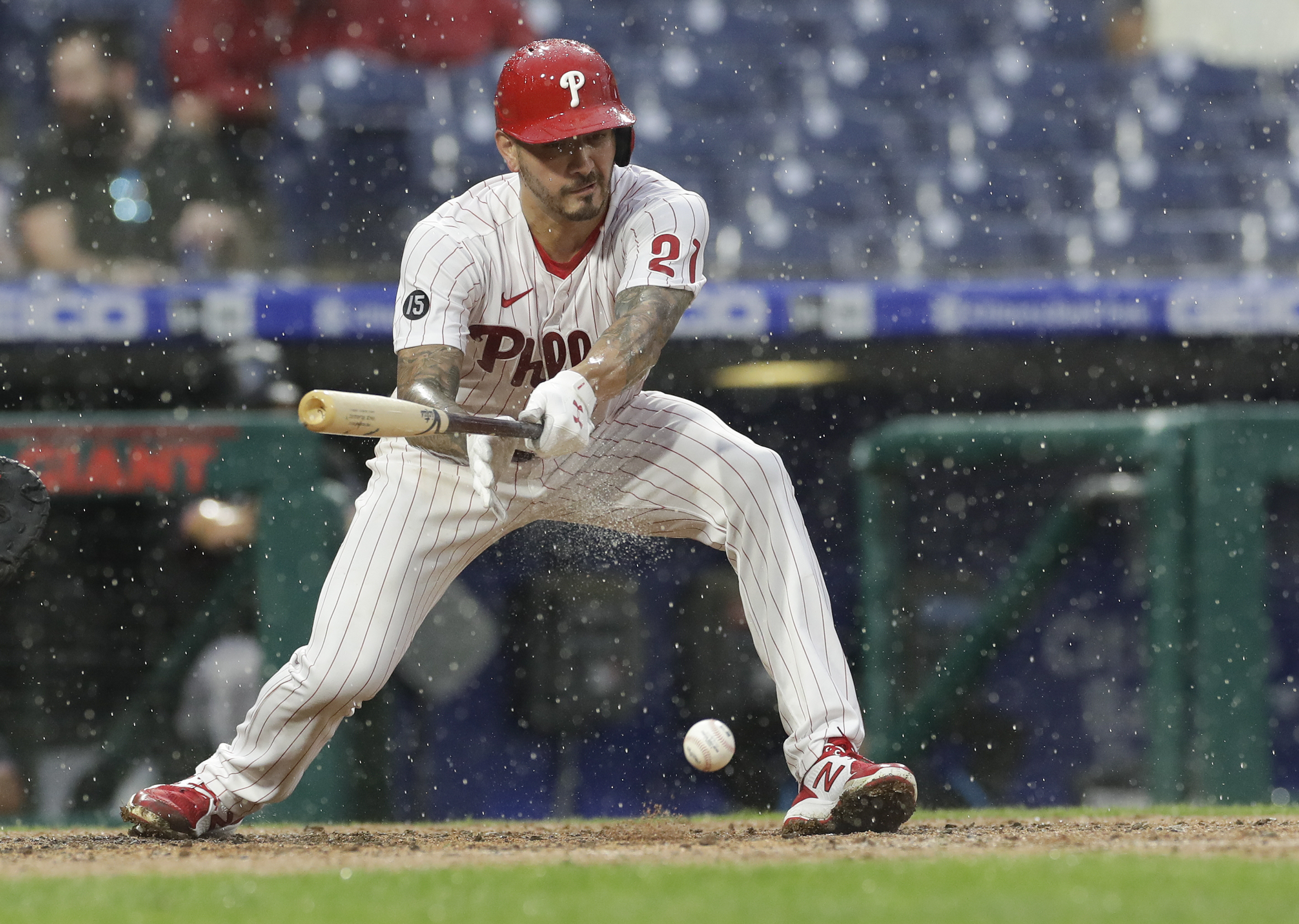 Realmuto powers Phils over Marlins to finish suspended game – The