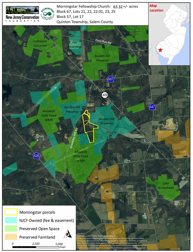 Land preservation types in New Jersey.