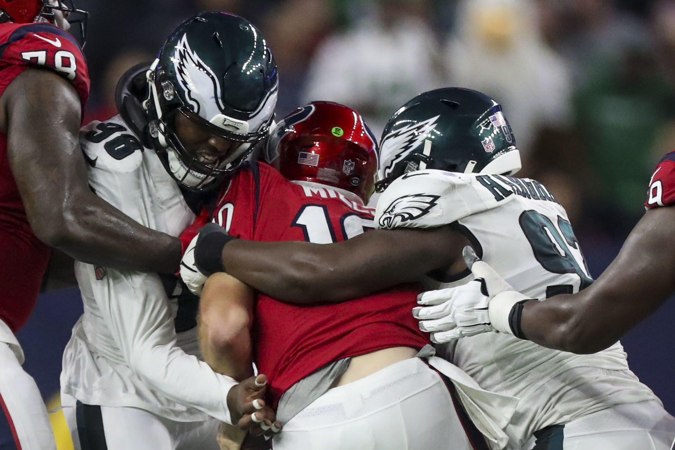 Jalen Hurts puts on a 'Southside' show for Houston in an Eagles win vs. the  Texans that furthers his MVP case