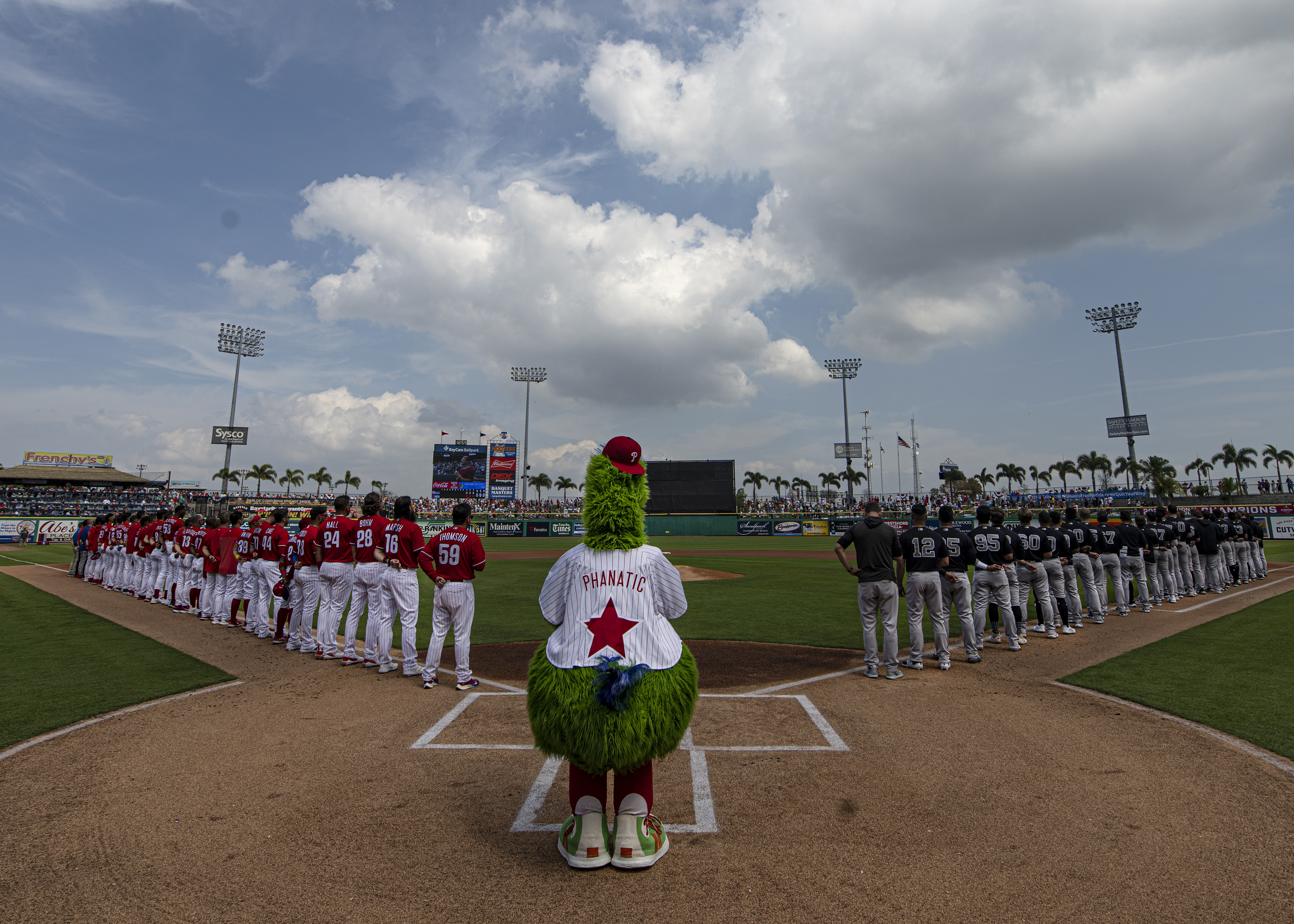 Spring Training at the Philadelphia Phillies compound in Clearwater,  Florida Stock Photo - Alamy