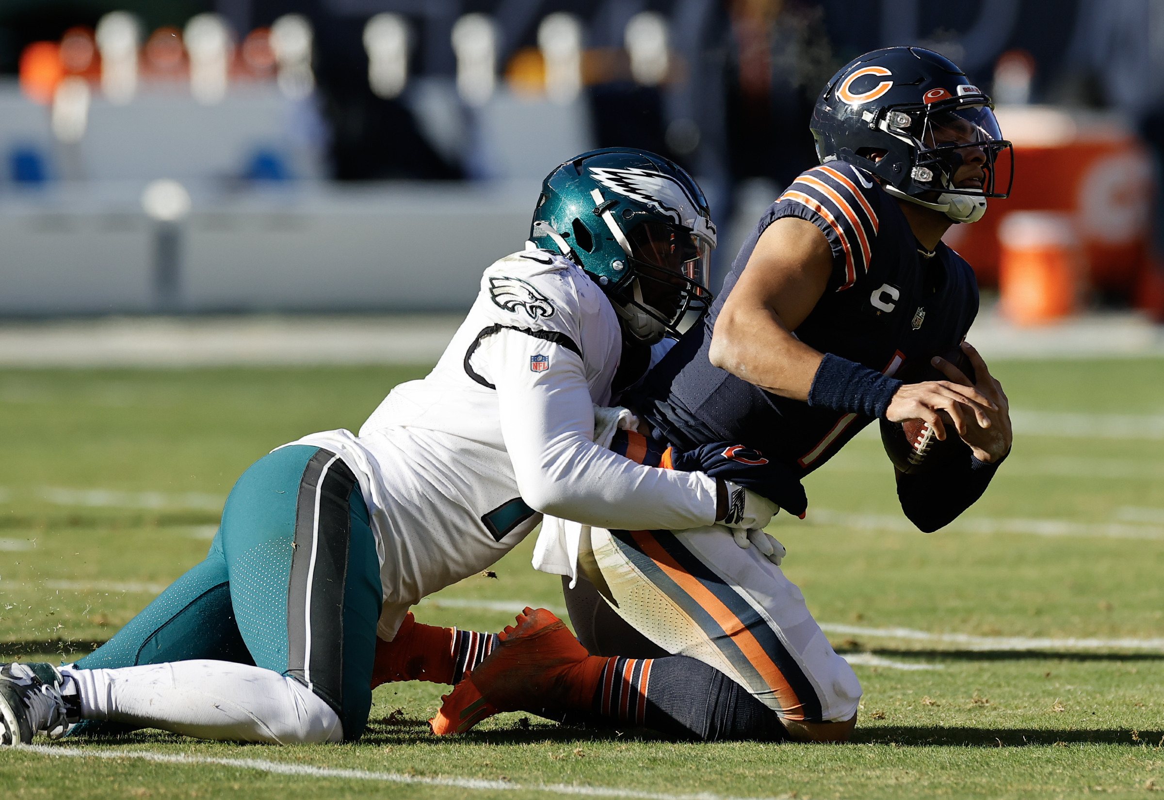 Justin Fields: How Chicago Bears QB looked in loss to Eagles