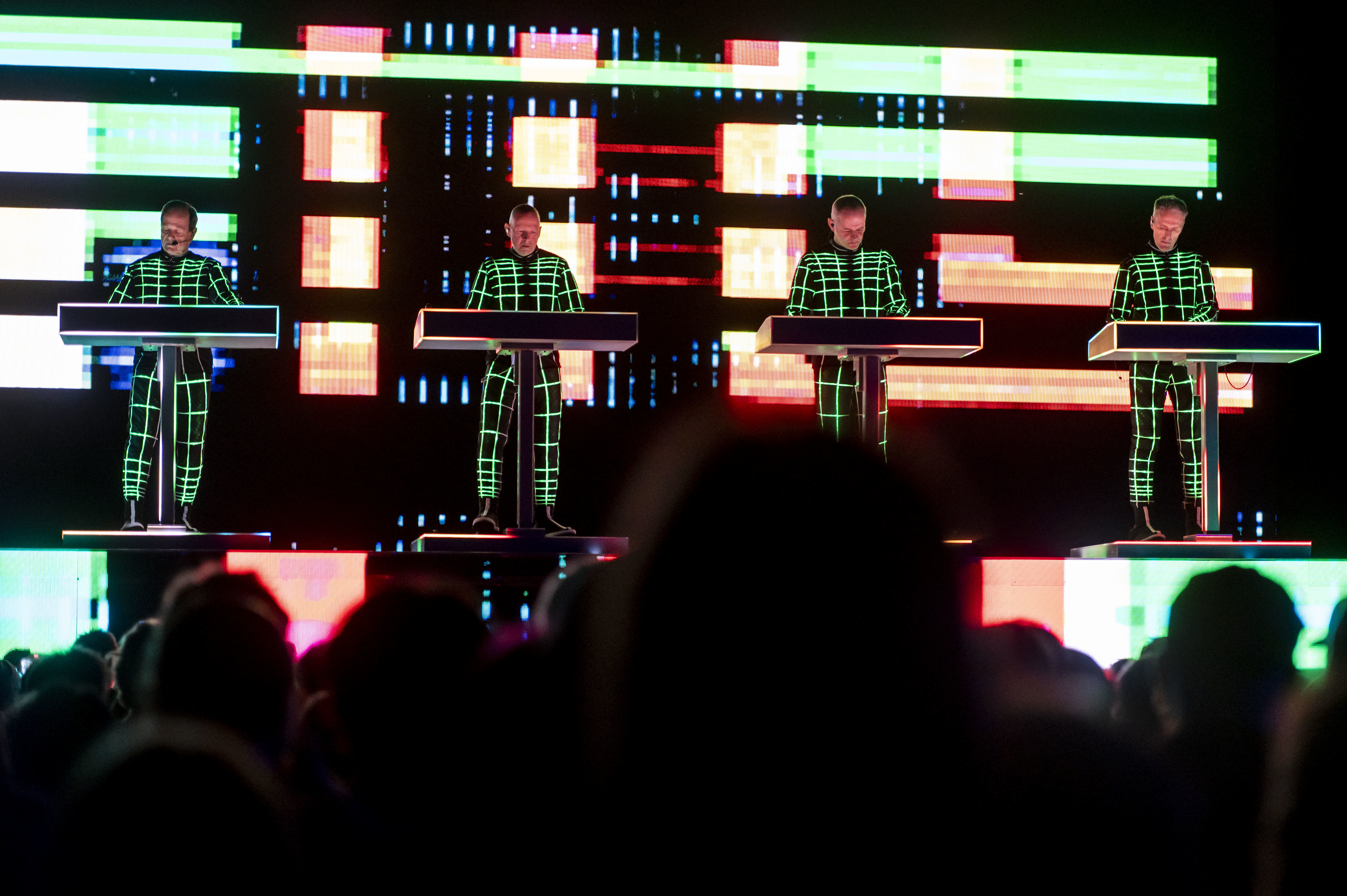 Review: German electronic band Kraftwerk's 'Multi-Media Tour
