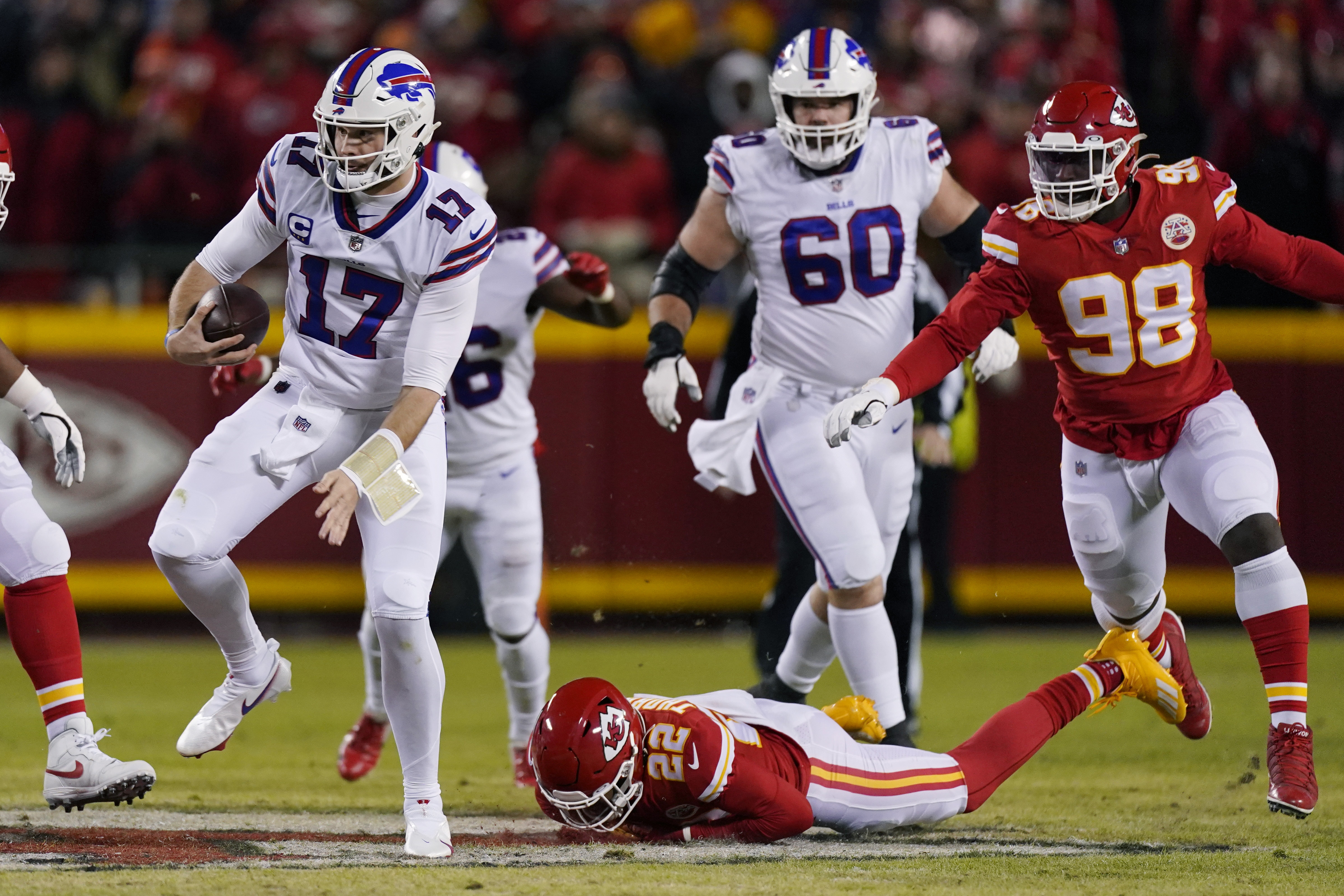 Kansas City beats Buffalo 42-36 in OT in wild playoff game