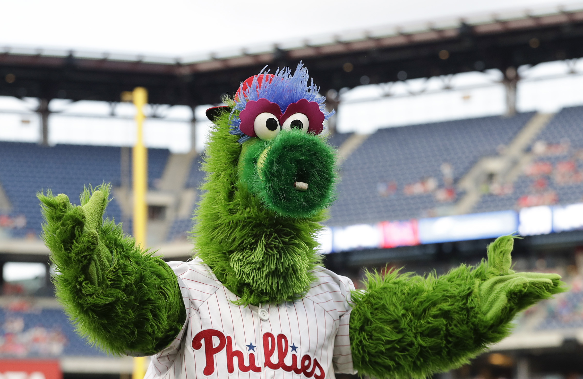 No, the Phillies' first mascot wasn't a dancing Dutchman and a rat