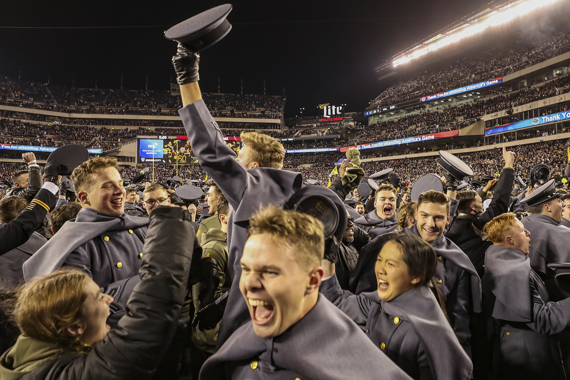 Army comes out on top in history-filled game against Navy at the Linc