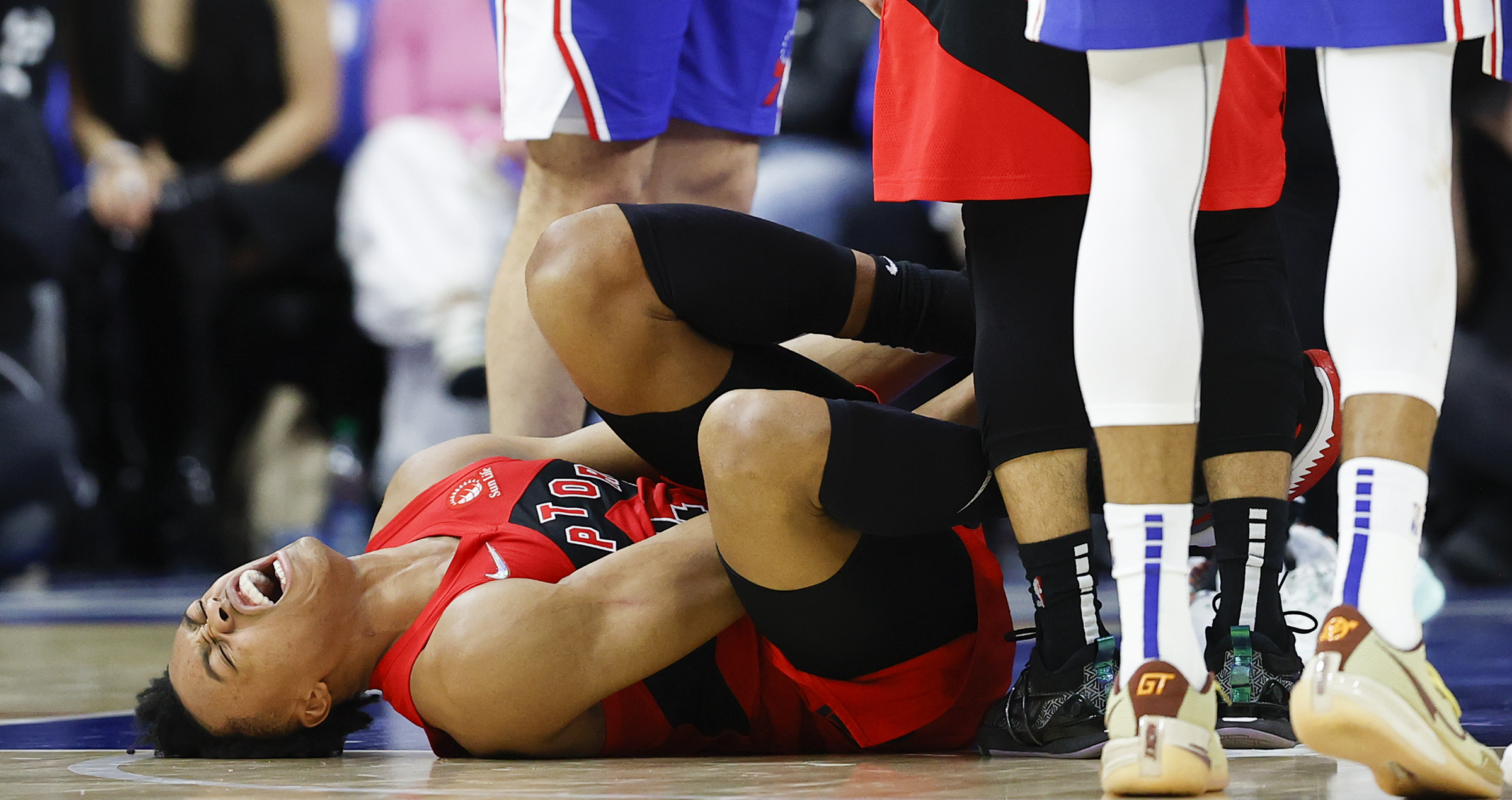 Raptors forward Scottie Barnes ruled out for Game 2 with sprained ankle