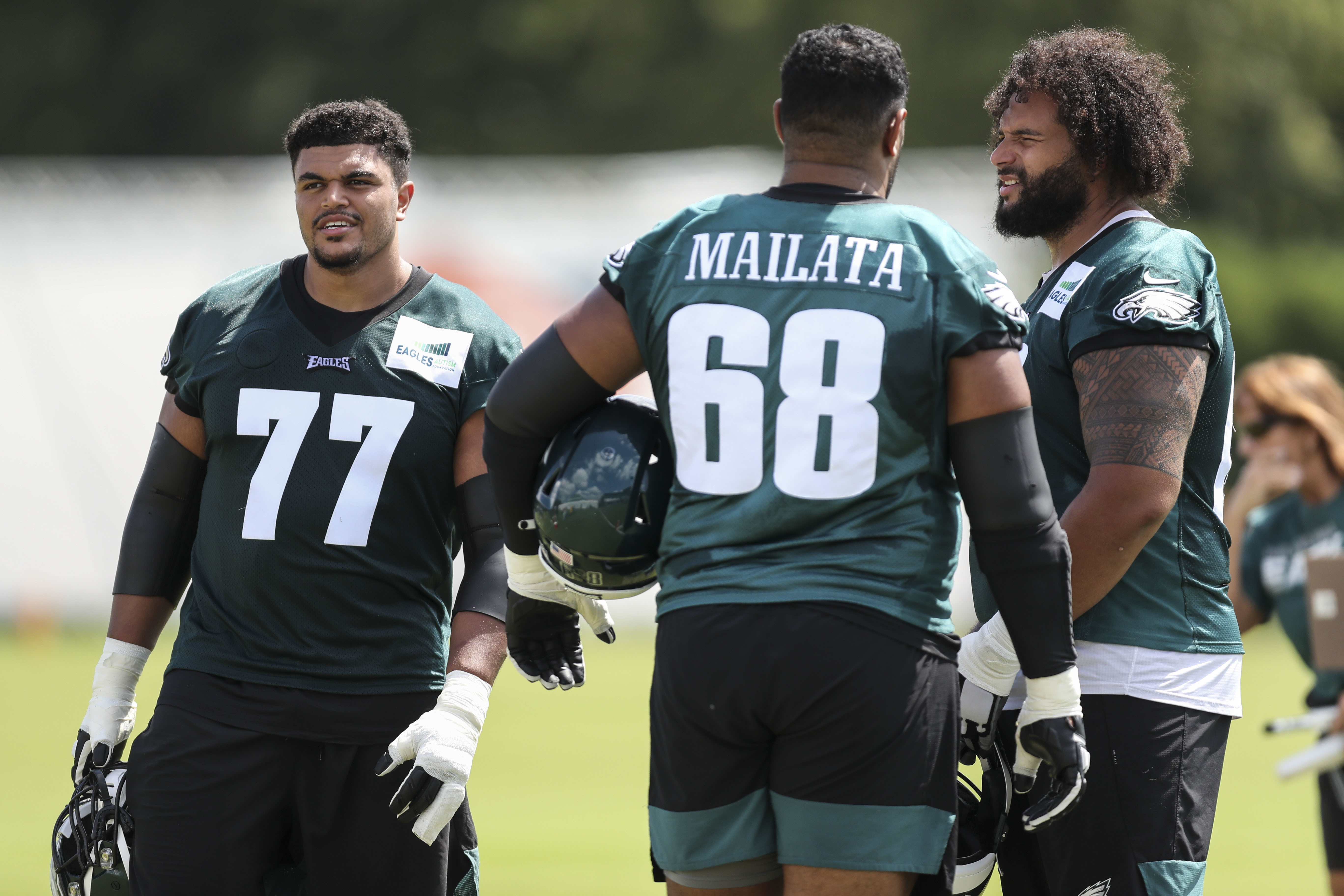 Philadelphia Eagles LT Jordan Mailata Gets Married as Love in the Air:  'Isn't She Lovely?' - Sports Illustrated Philadelphia Eagles News, Analysis  and More