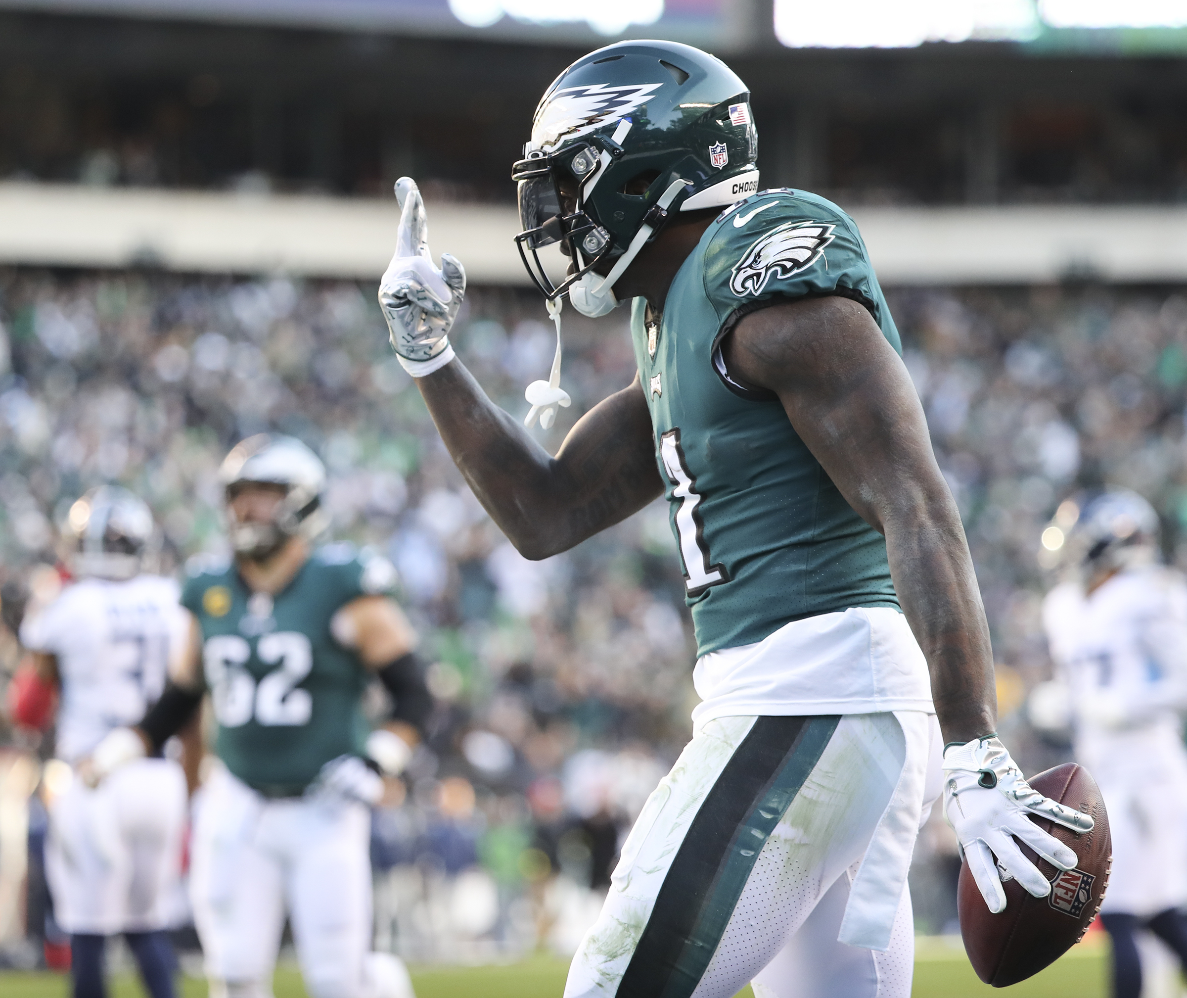 Eagles WR AJ Brown hilariously repeats a mistake he made with the Titans -  A to Z Sports