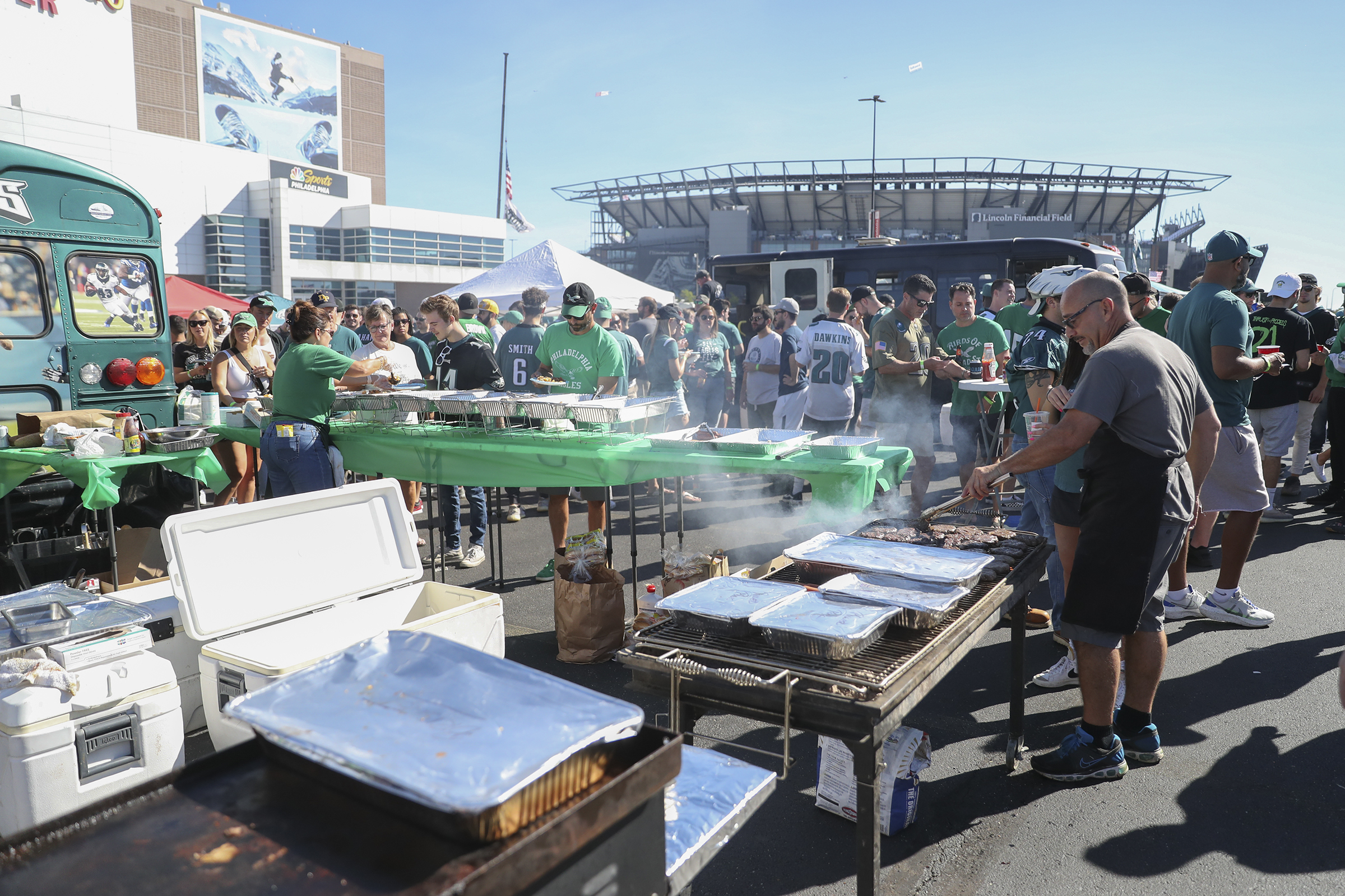 A beautiful thing': Eagles fans back for a new season and — yay