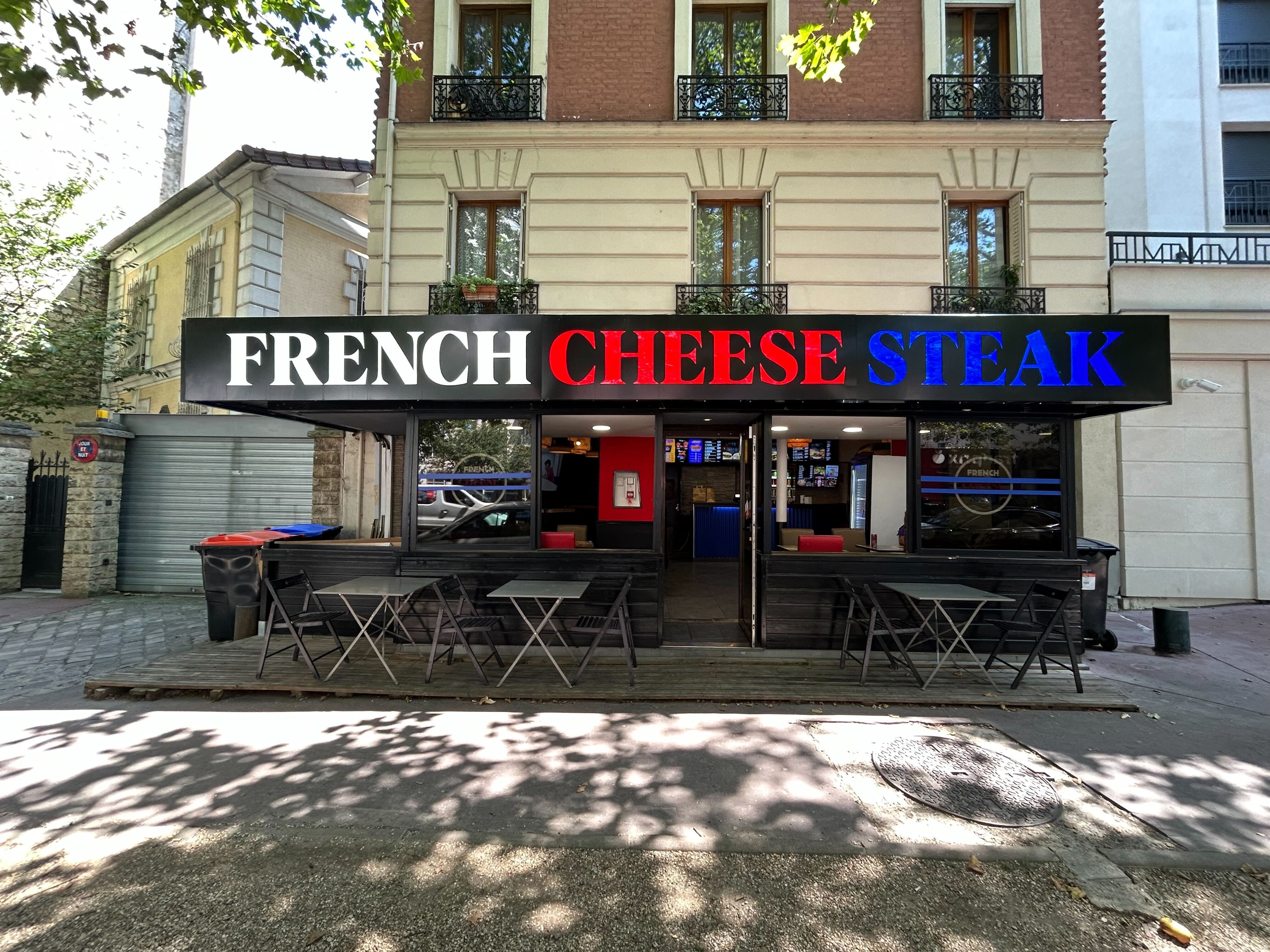 There's a cheesesteak place near Paris that's a reminder of Philly