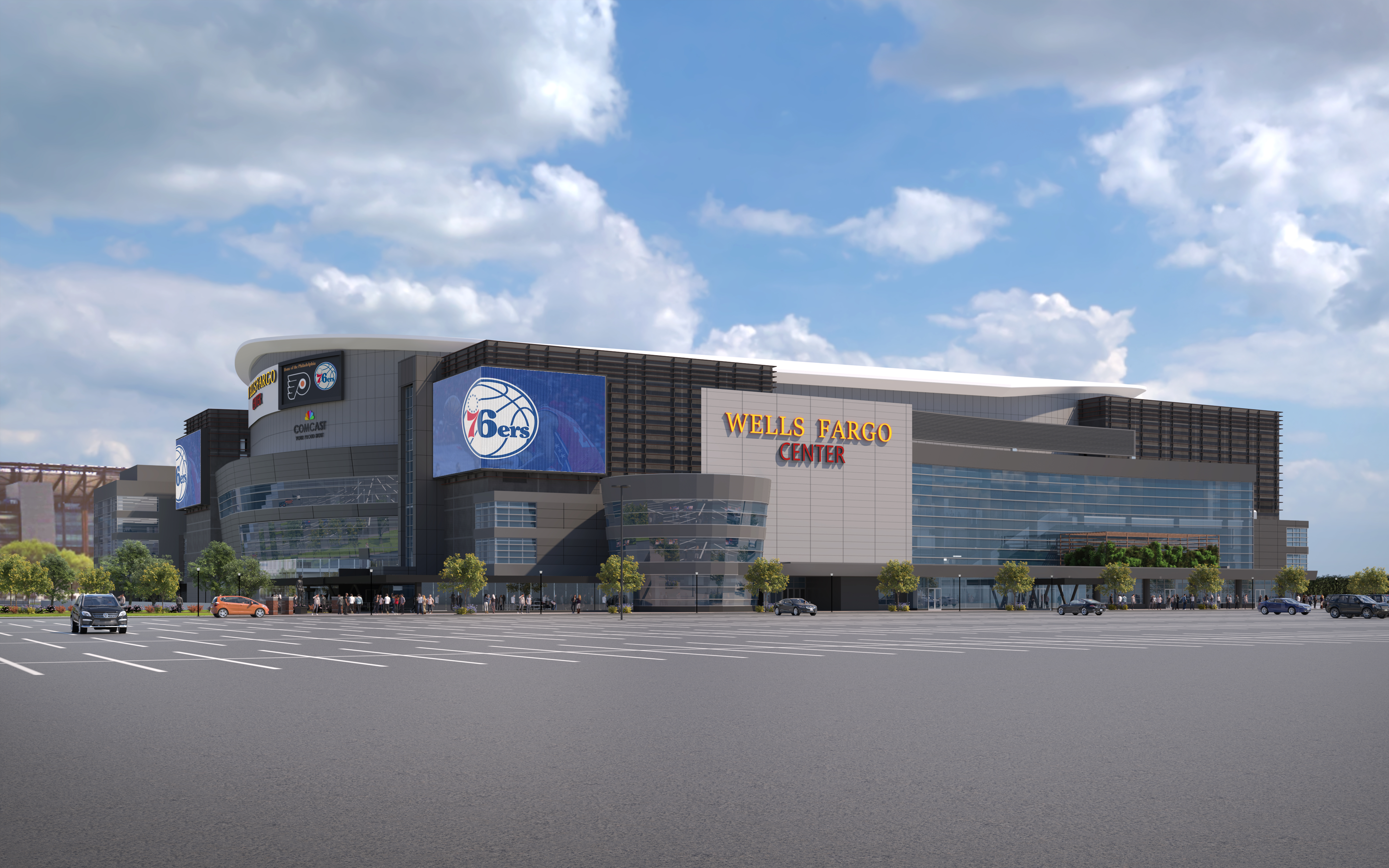 Wells Fargo Center renovations continue ahead of Flyers, Sixers