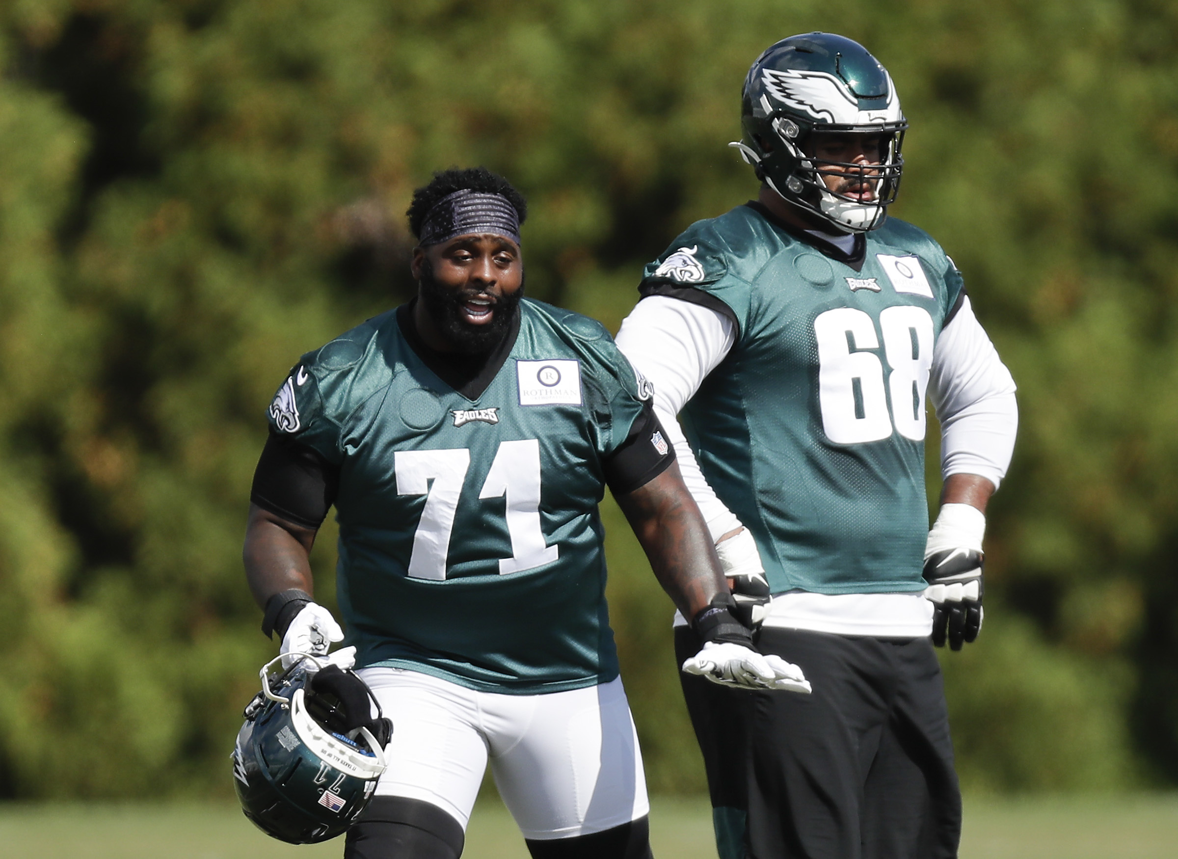 Jason Peters or Jordan Mailata: Who should be the Eagles' starting left  tackle? - The Athletic