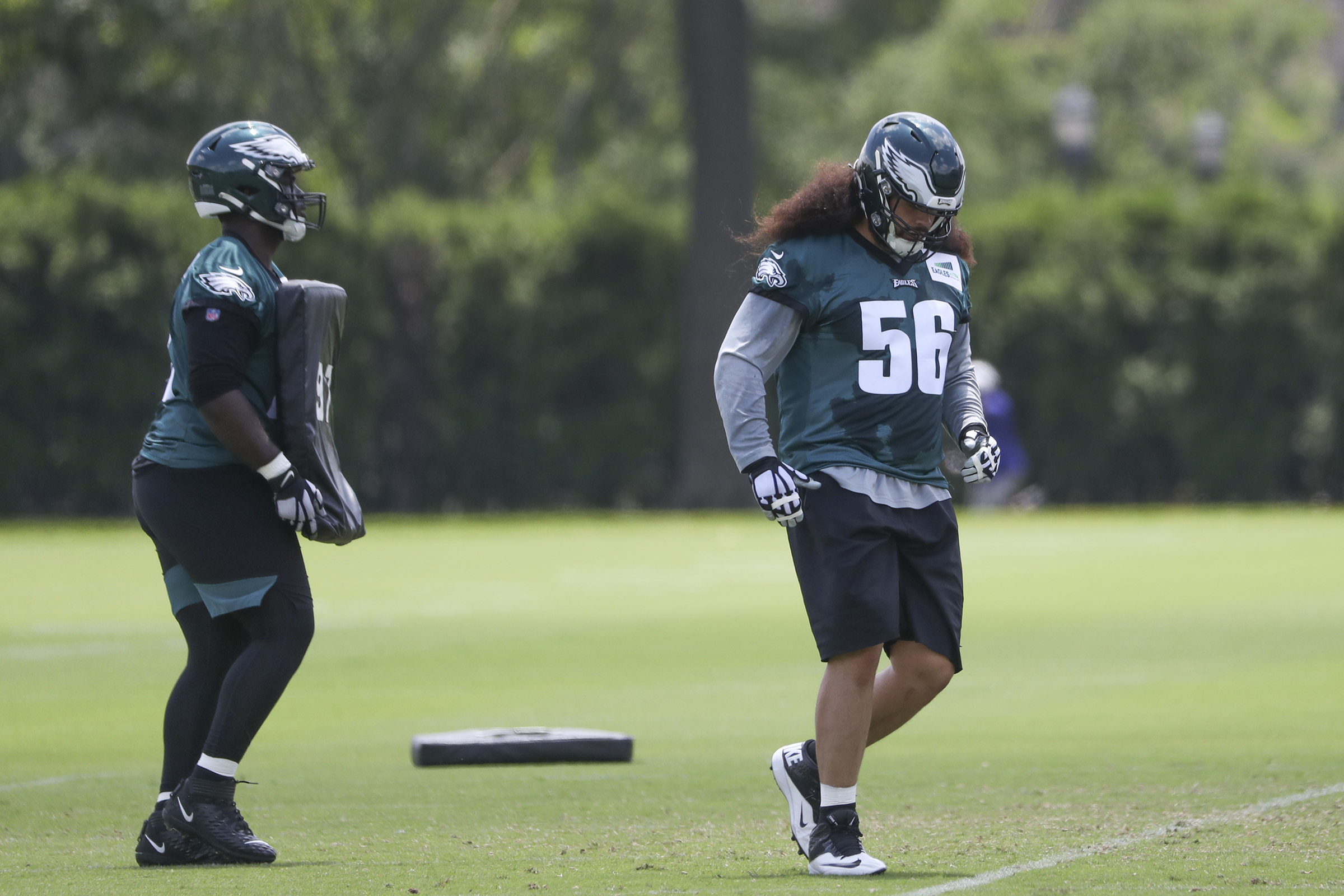 Eagles training camp: What the projected depth chart looks like after Day 1  of practice 