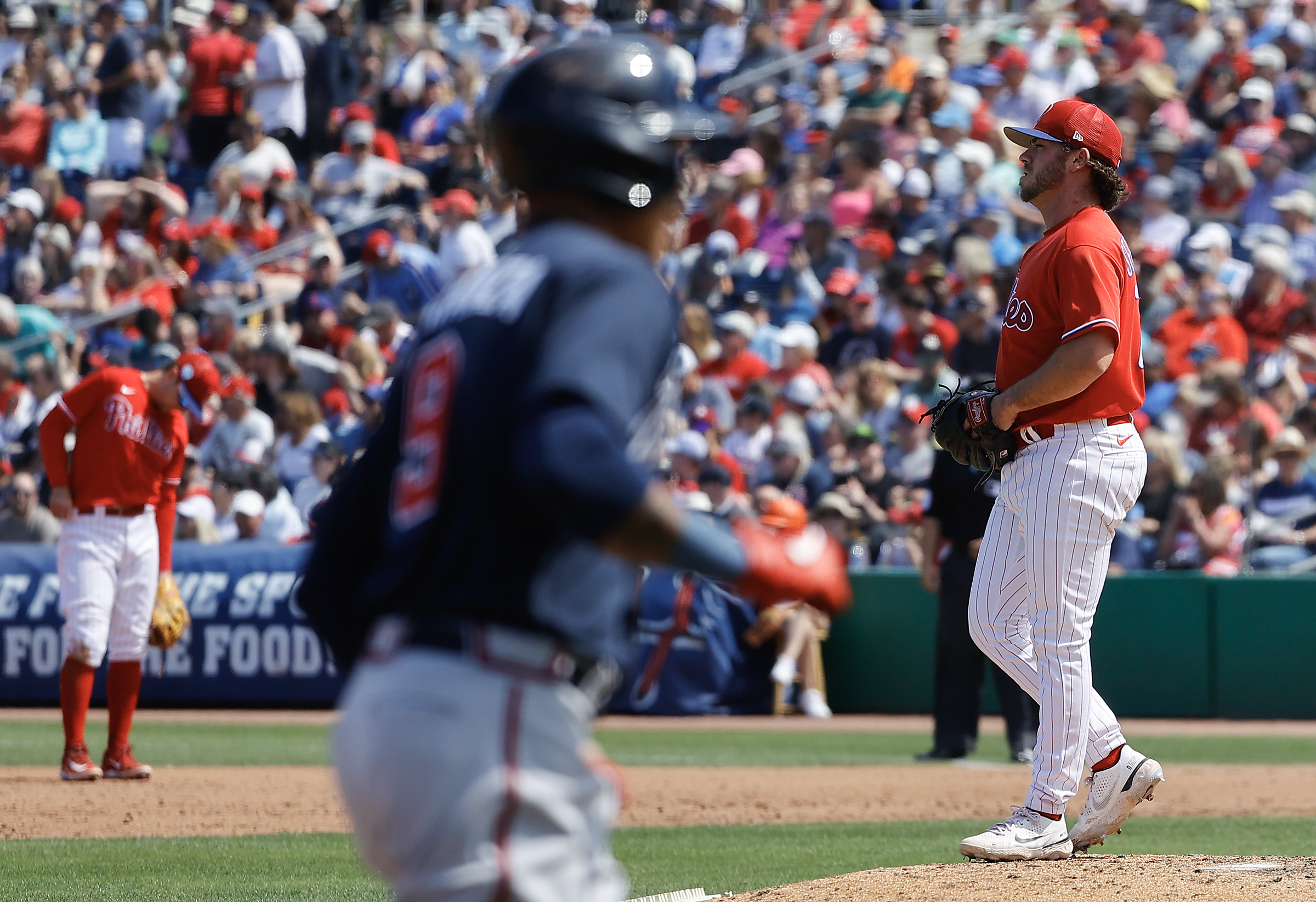 Photos from the Phillies spring training game loss to the Braves