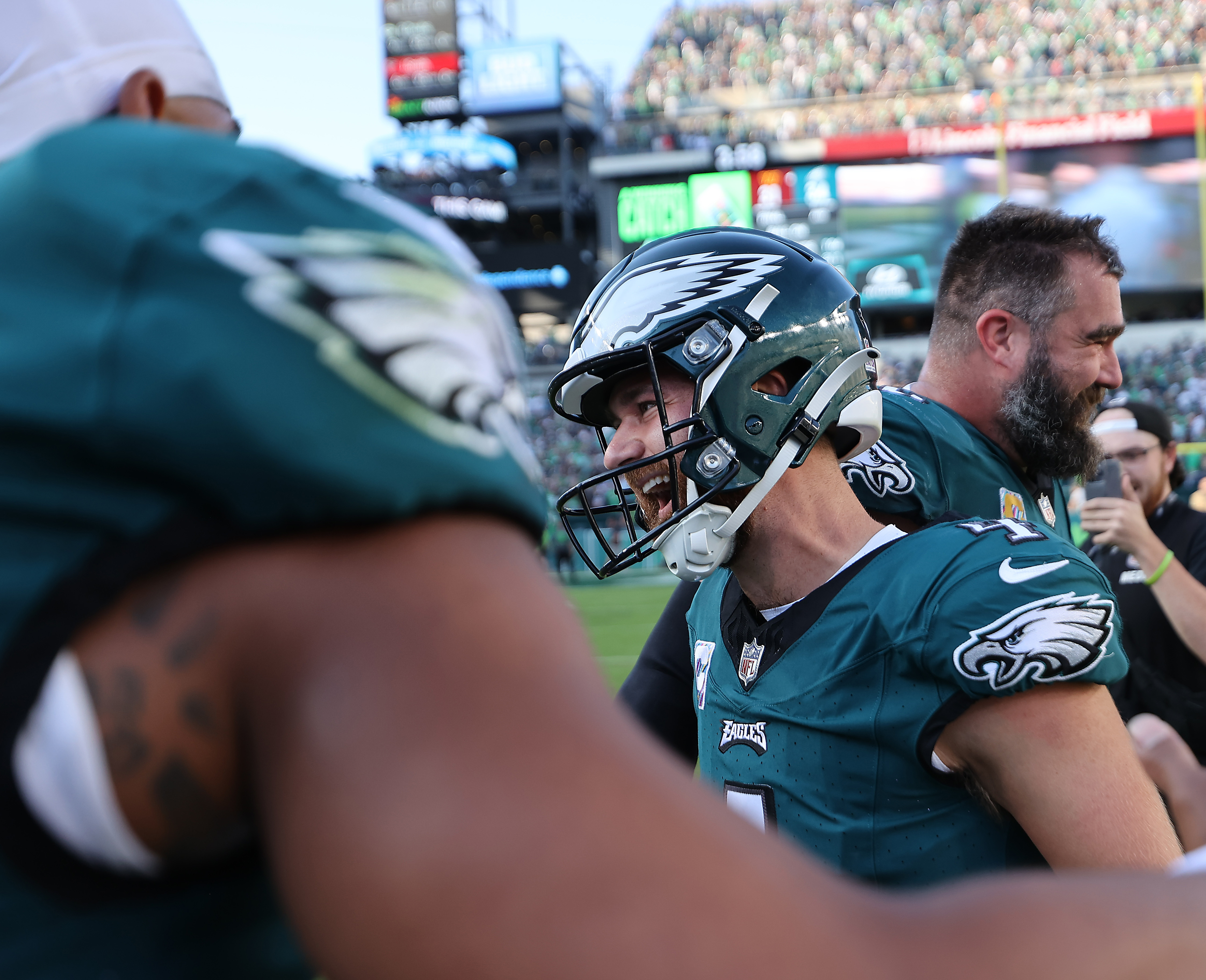 Cam Jurgens week-to-week with foot injury - NBC Sports