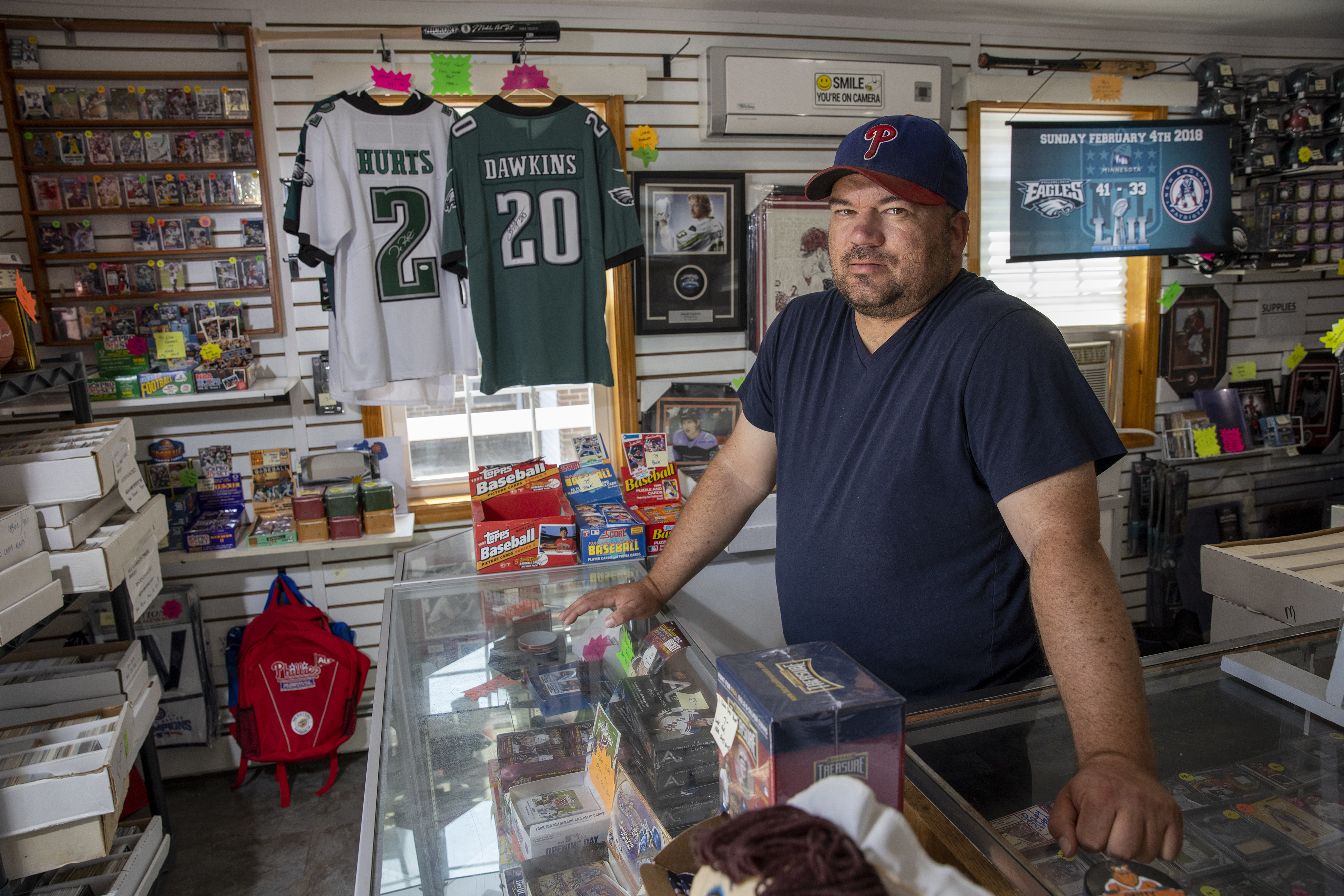 Bill Mason thought the pandemic would crush his small business. Instead,  Bill's Sports Cards and Memorabilia boomed.